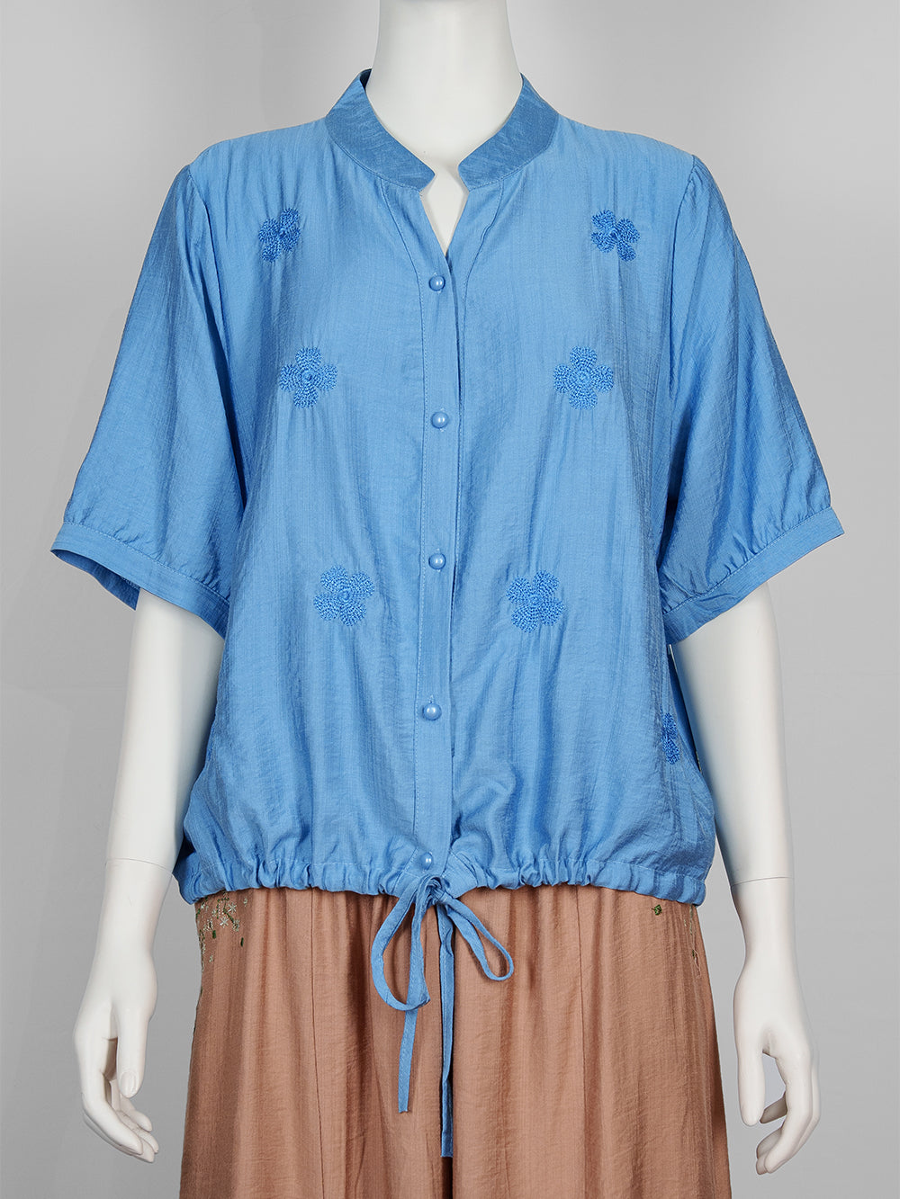 Bloom Dot Embroidered Blouse