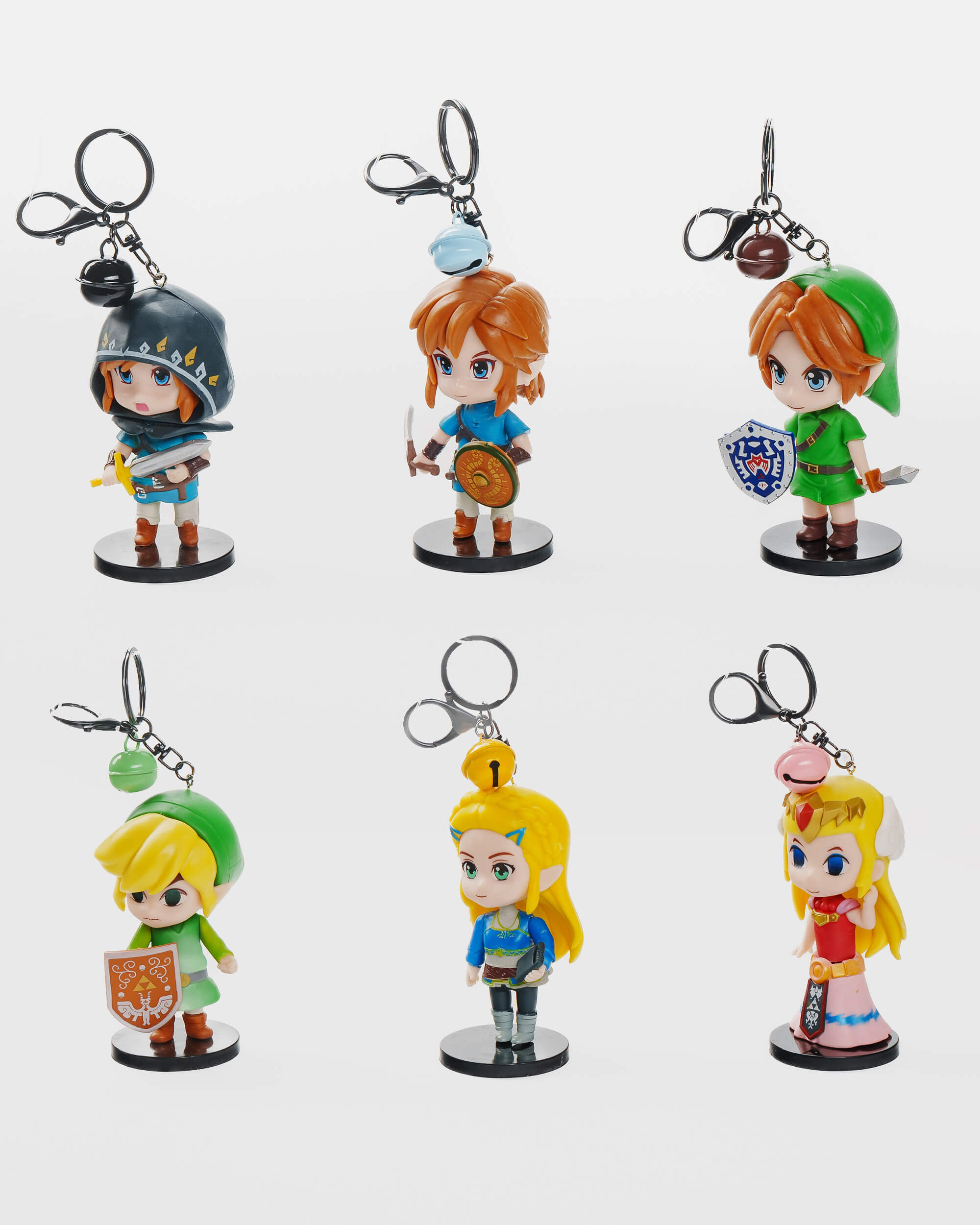 Legend of Zelda Keychain Set (6 pcs)