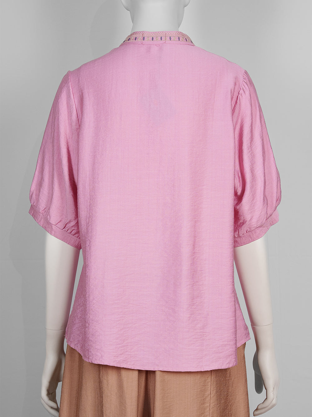 Heritage Yoke Embroidered Blouse