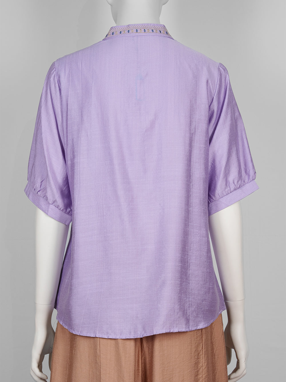 Heritage Yoke Embroidered Blouse