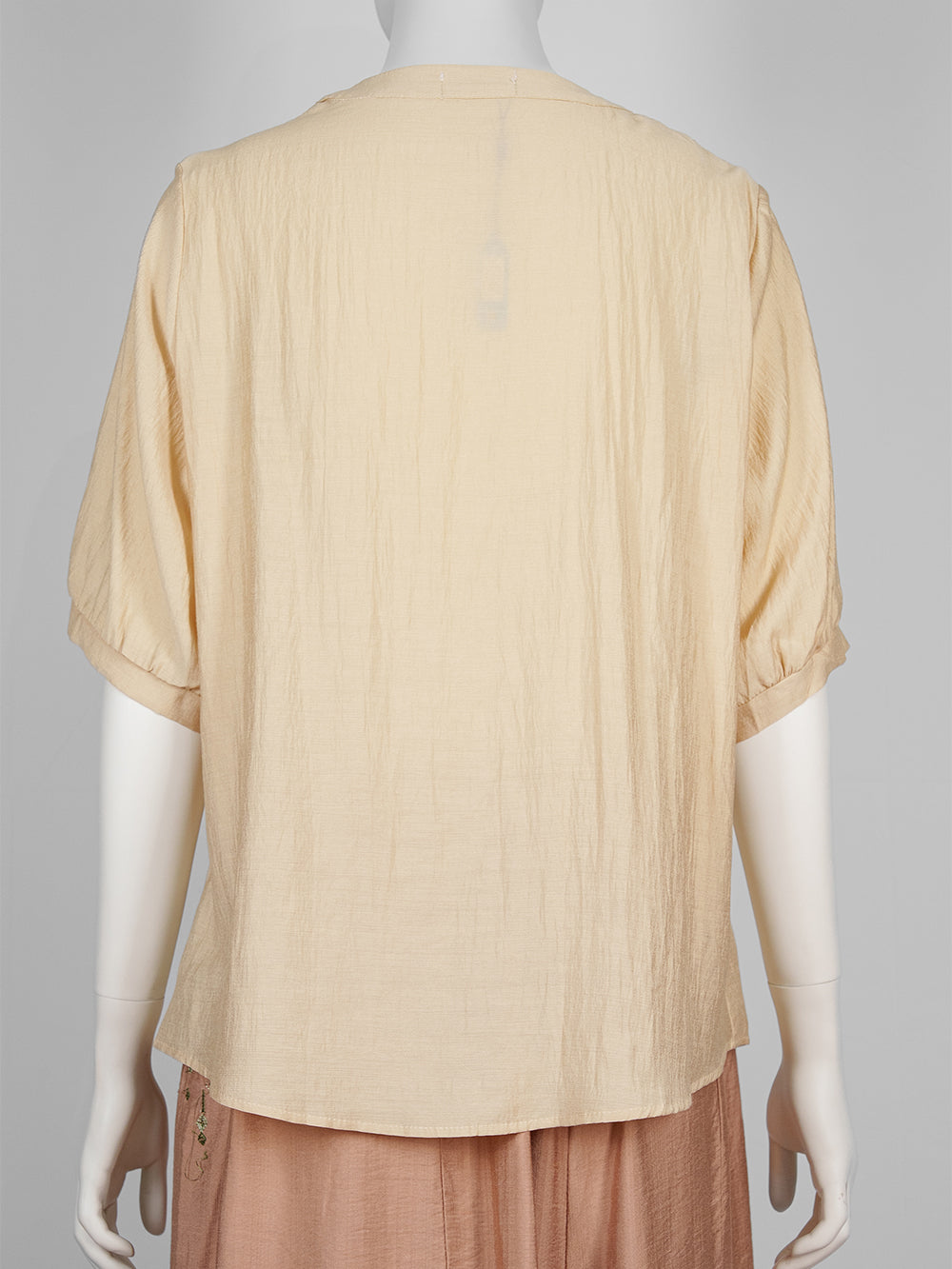 Geo Line Embroidered Blouse