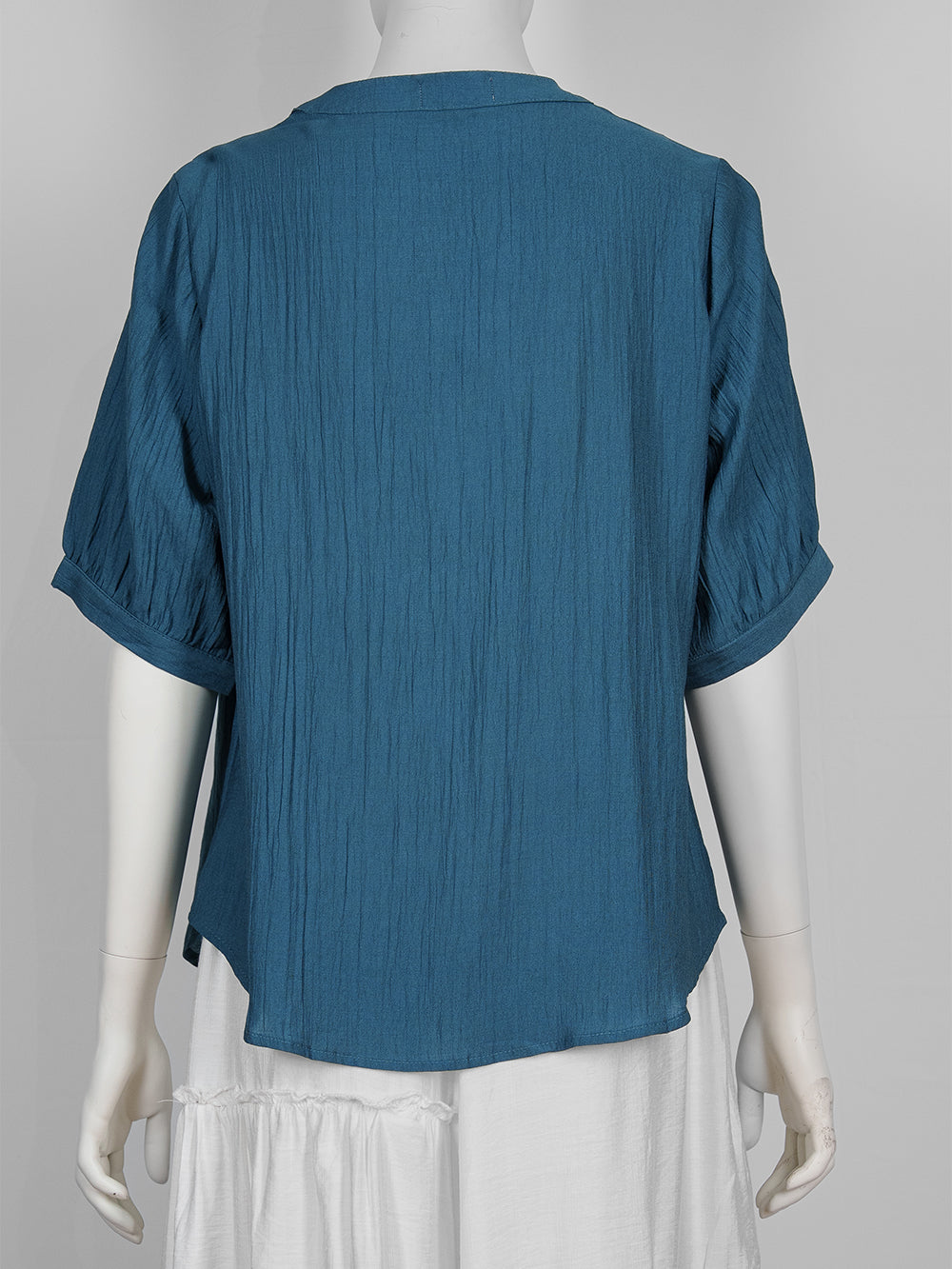 Geo Line Embroidered Blouse