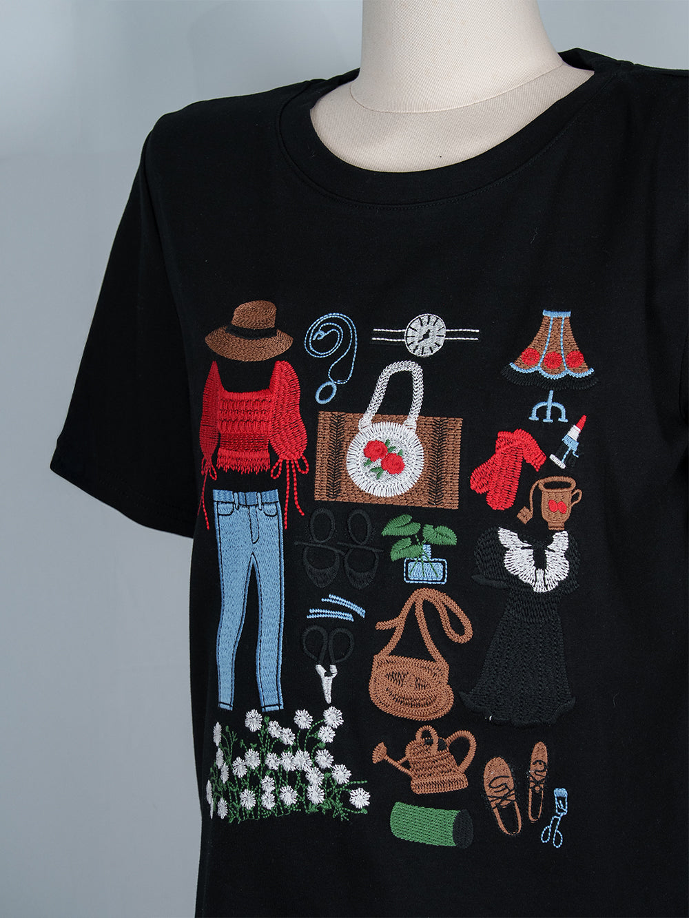 Weekend Style Embroidered Tee