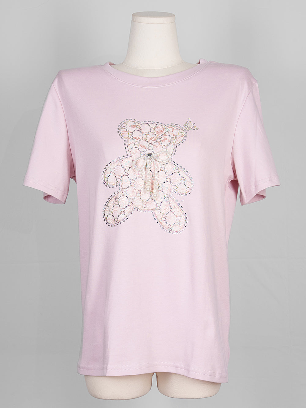 Crystal Teddy Lace Tee