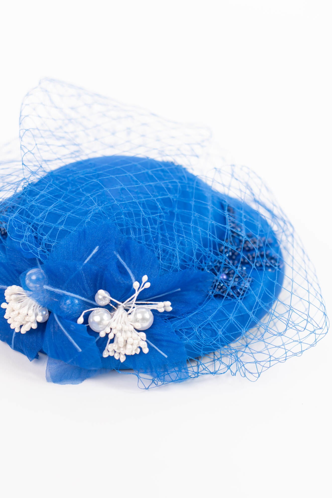 Beaded Flower Fascinator Hat