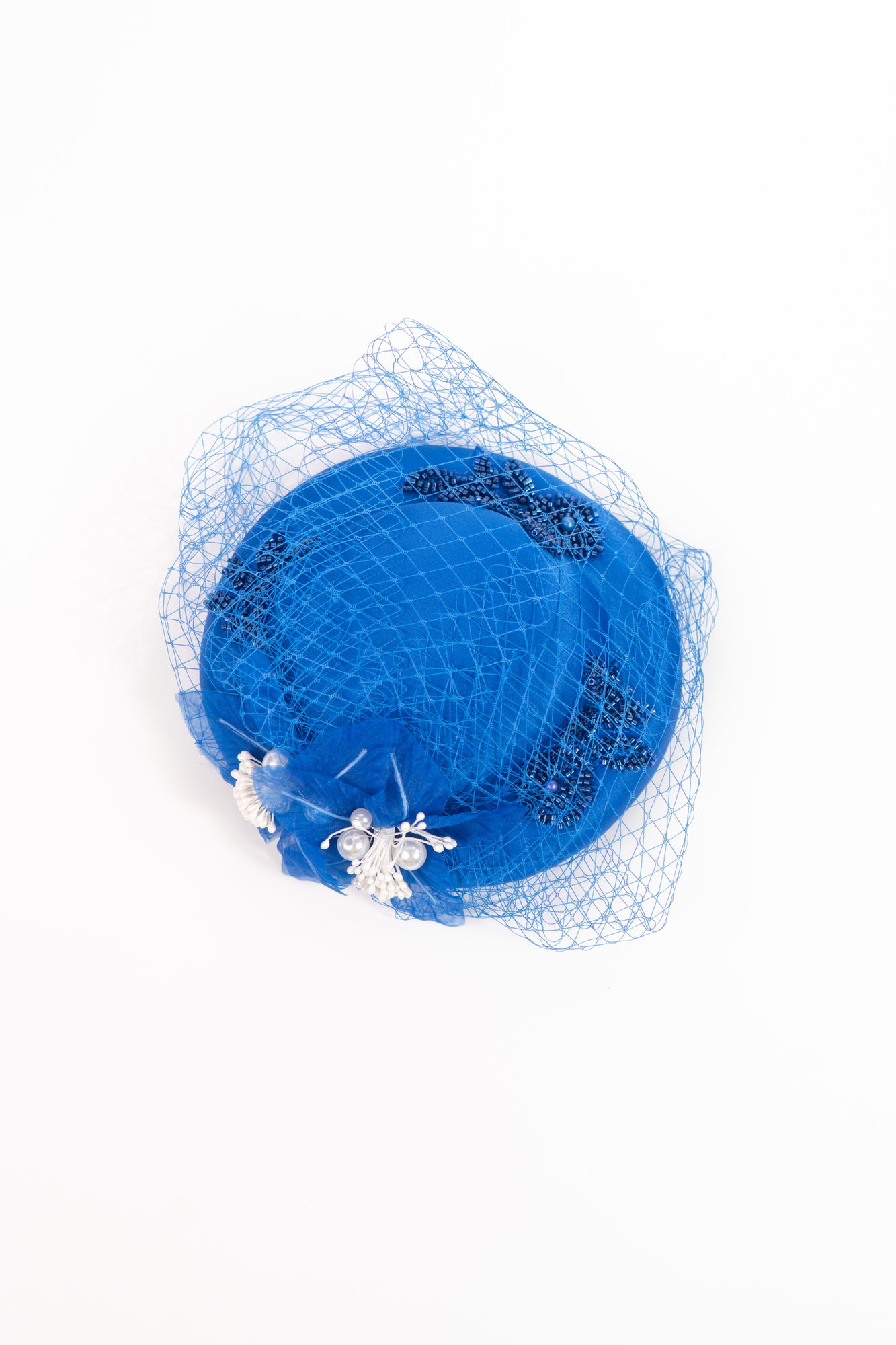 Beaded Flower Fascinator Hat