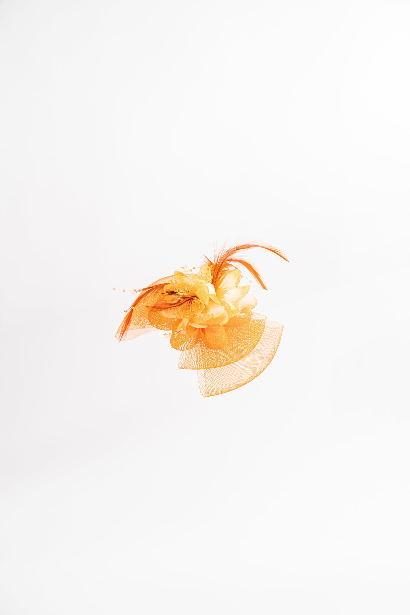 Flower & Feathers Bow Fascinator