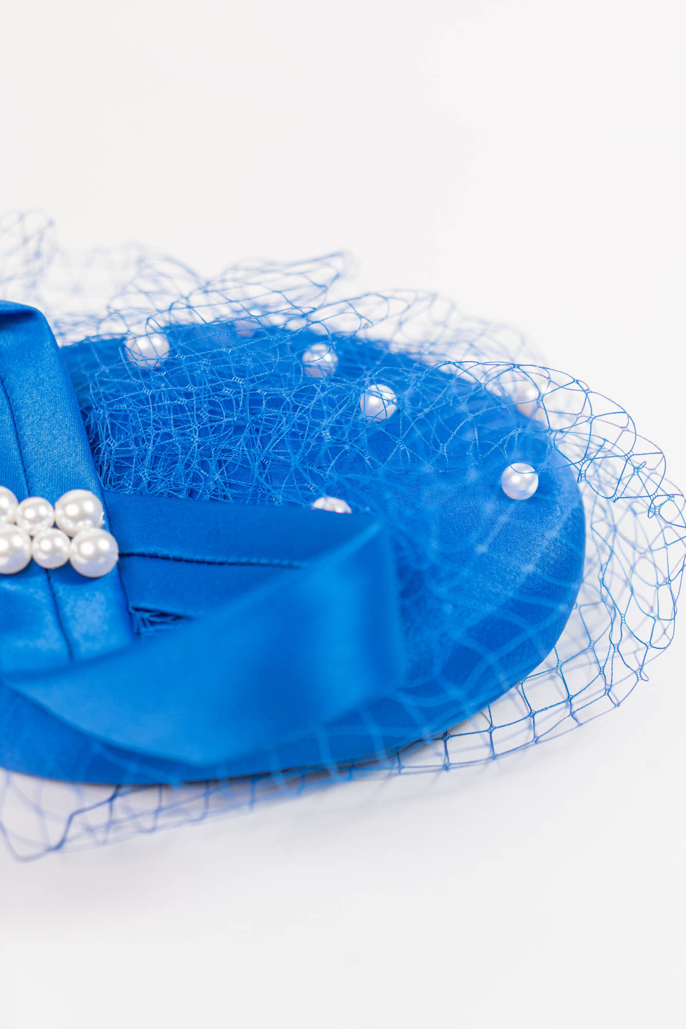 Infinity Ribbon with Pearls Hat