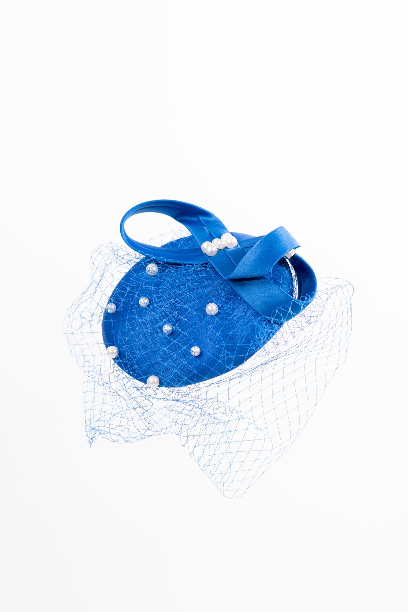Infinity Ribbon with Pearls Hat