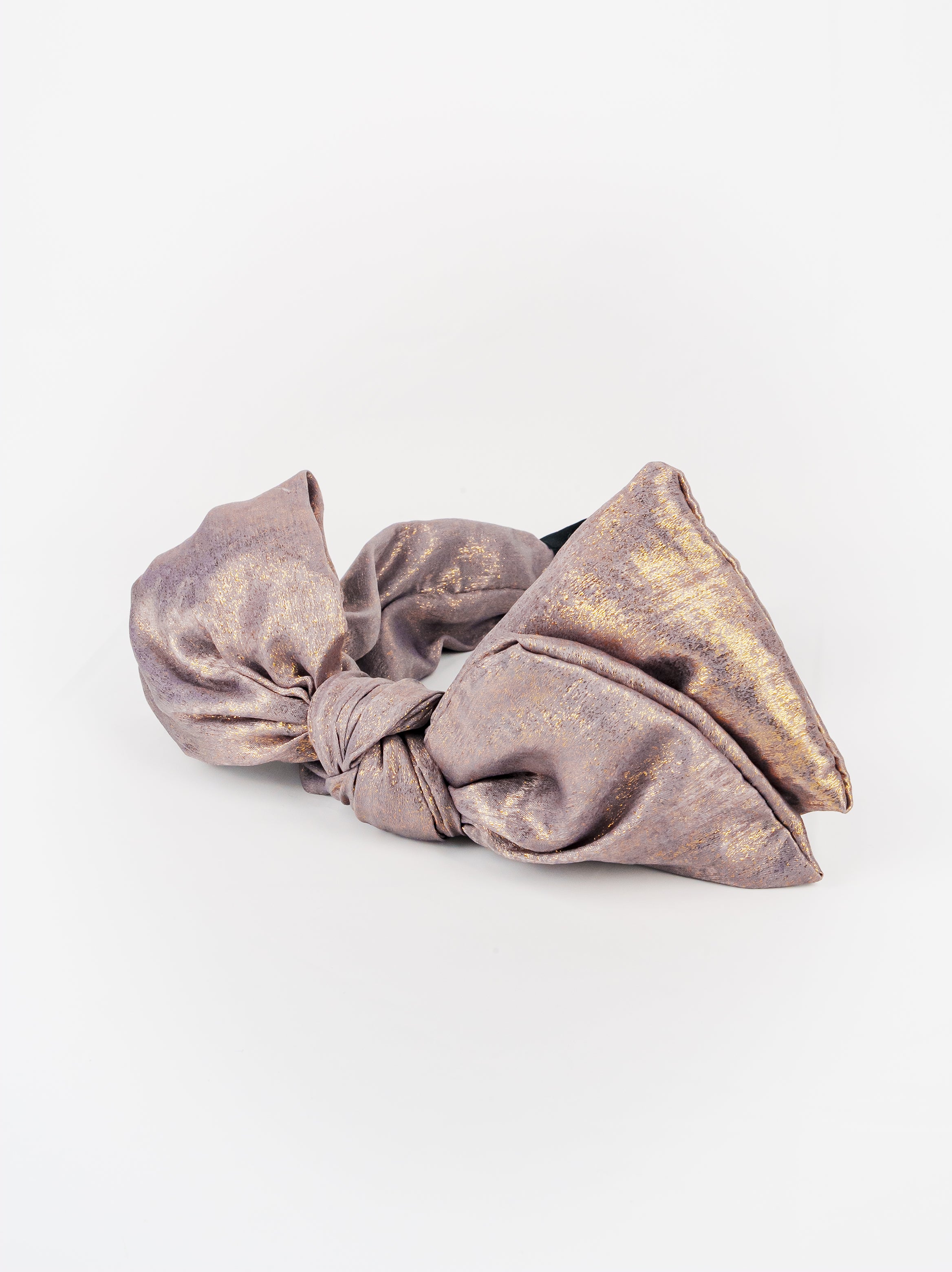 Silver Metallic Knot Headband