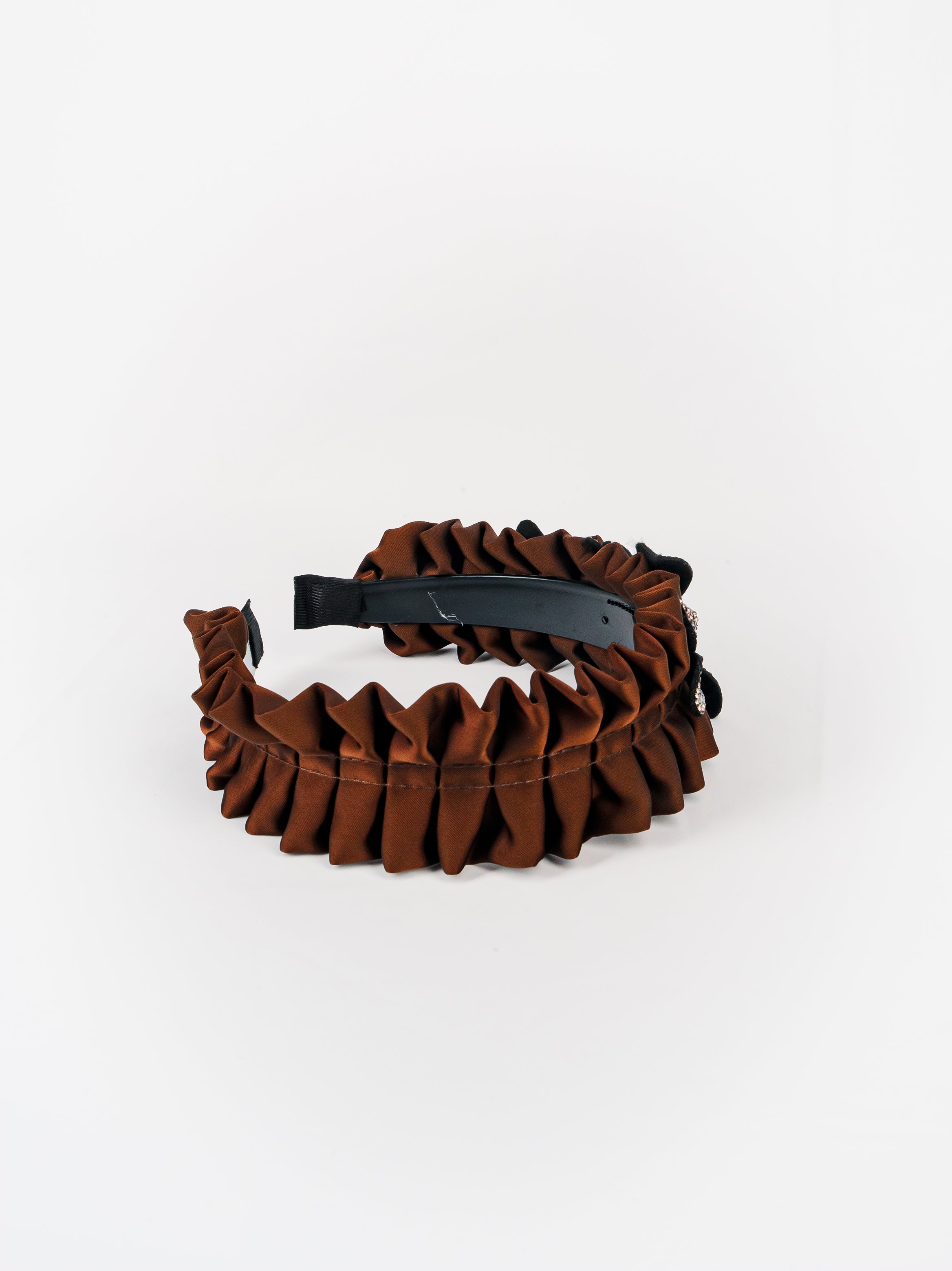 Beaded Butterfly Ruffle Headband