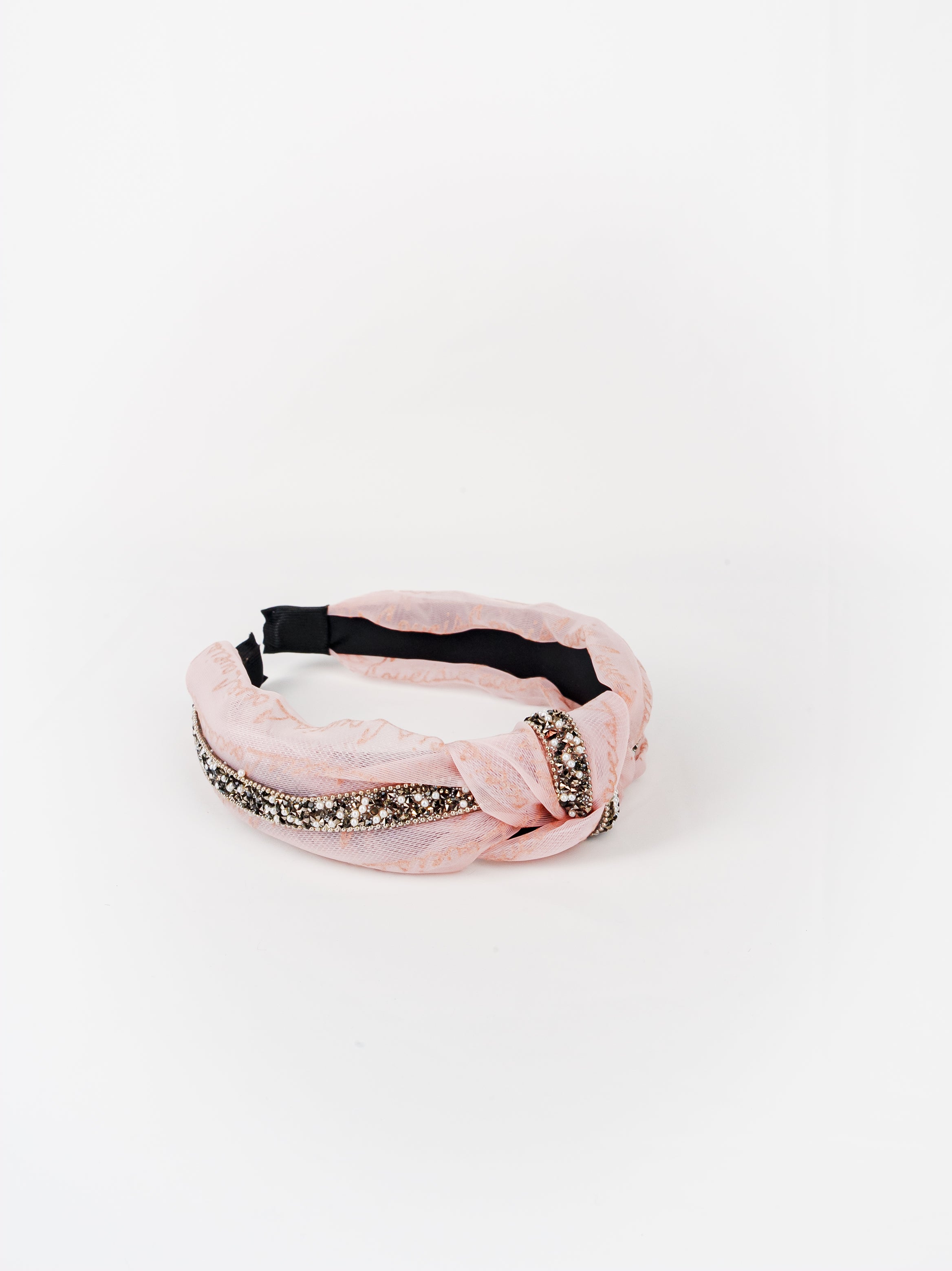 Twist Knot Crystal Headband