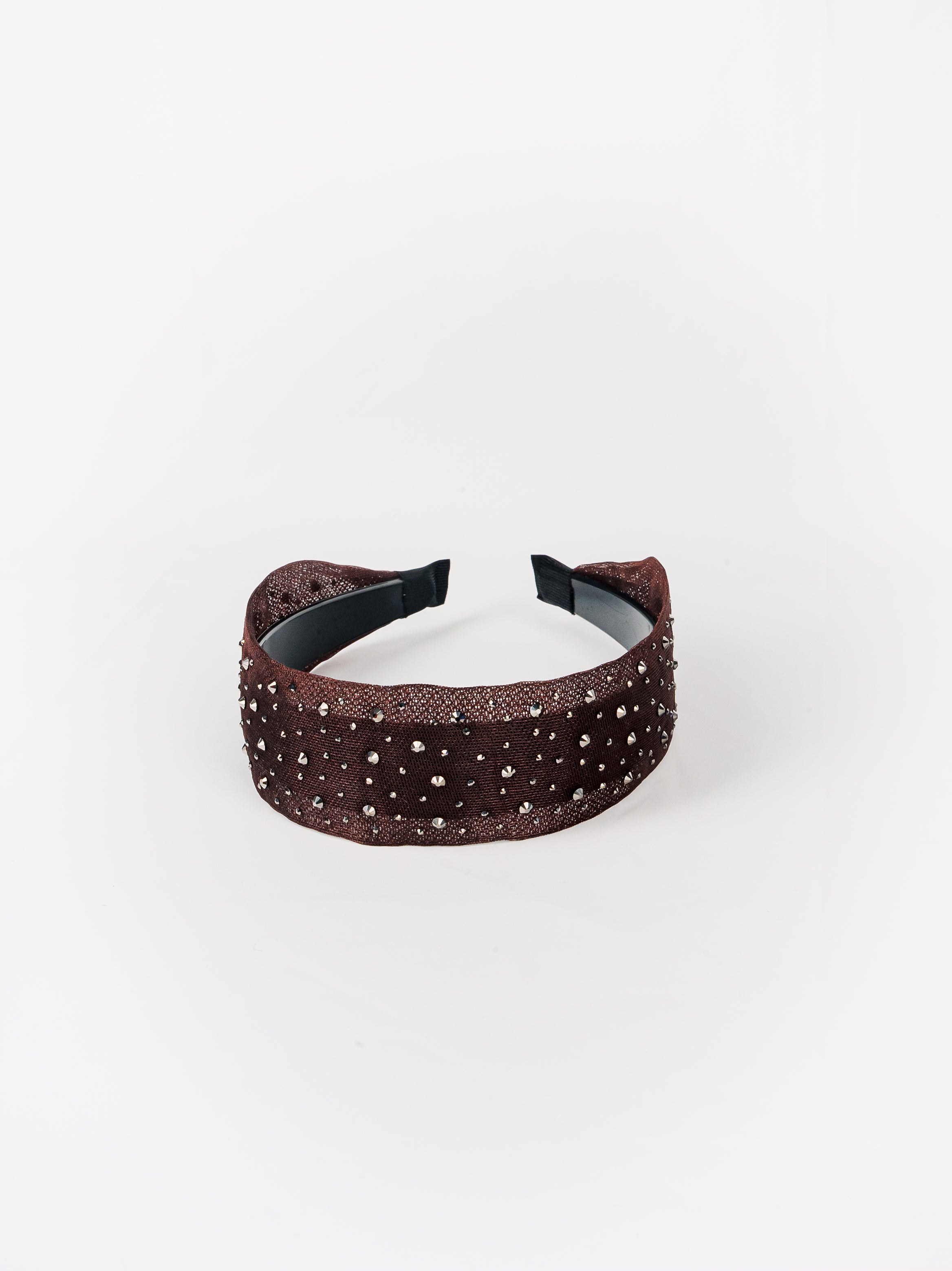 Chocolate Sequin Wide Headband