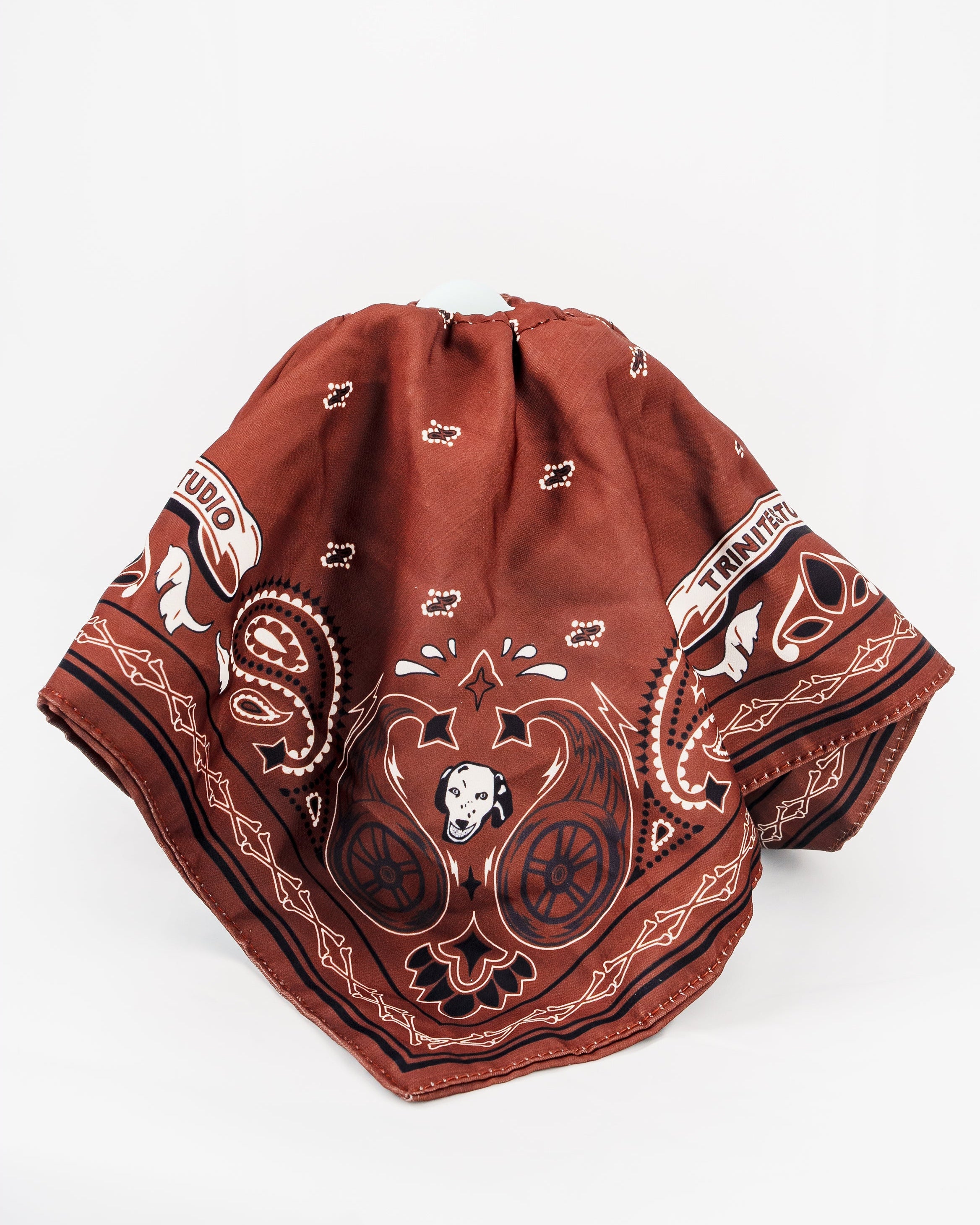 Paisley Bandana Hair Scrunchie