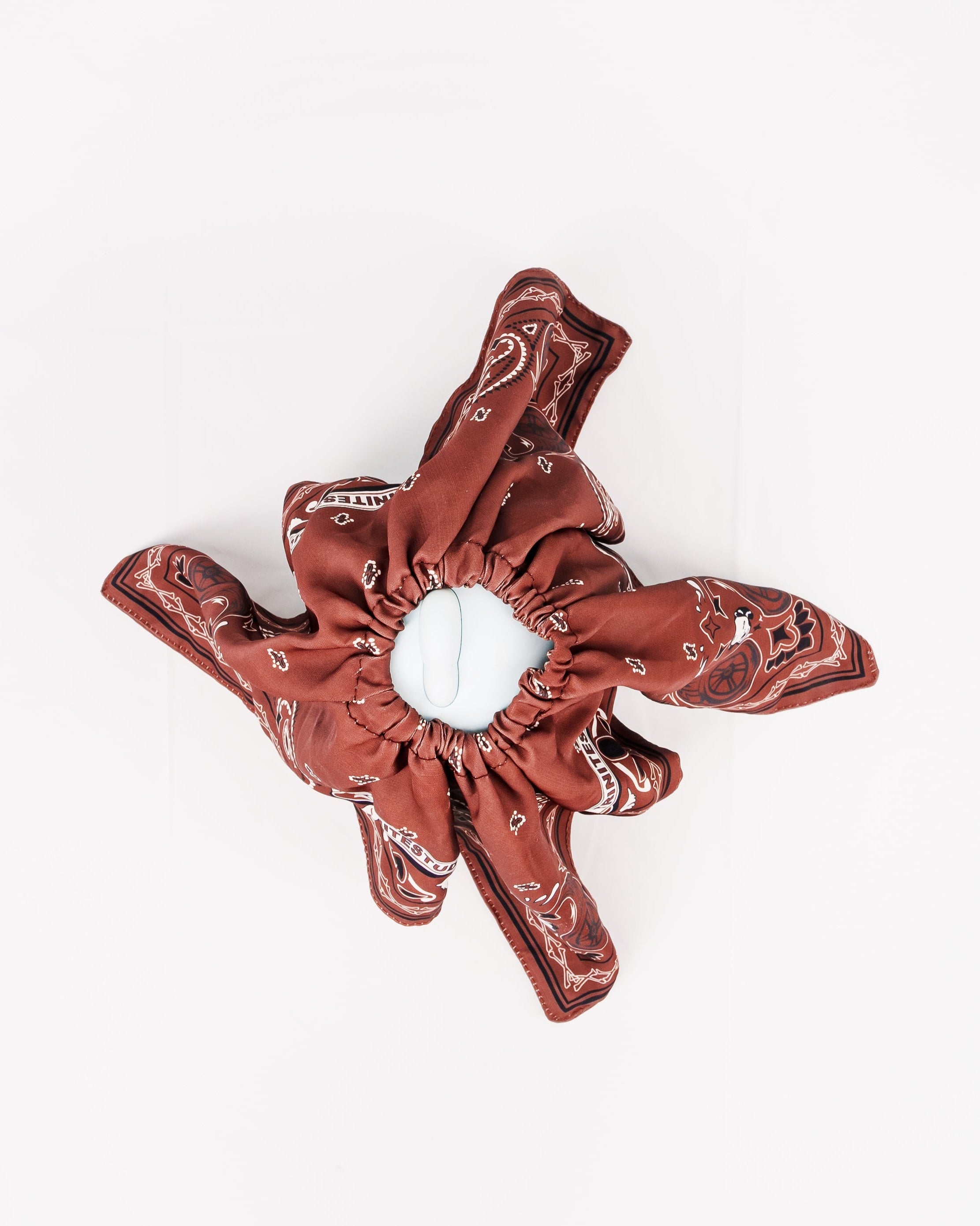 Paisley Bandana Hair Scrunchie