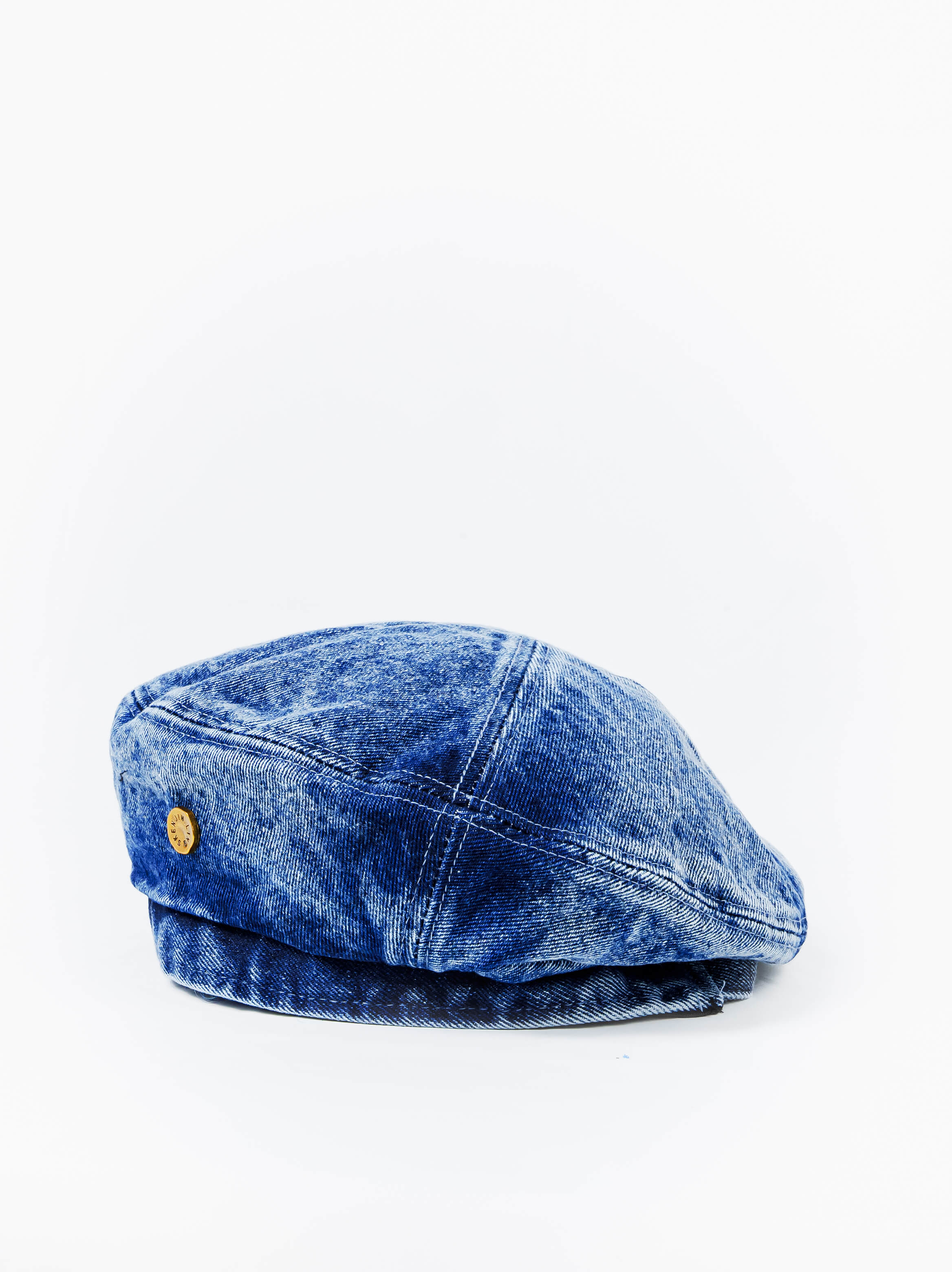 Denim Beret Cap