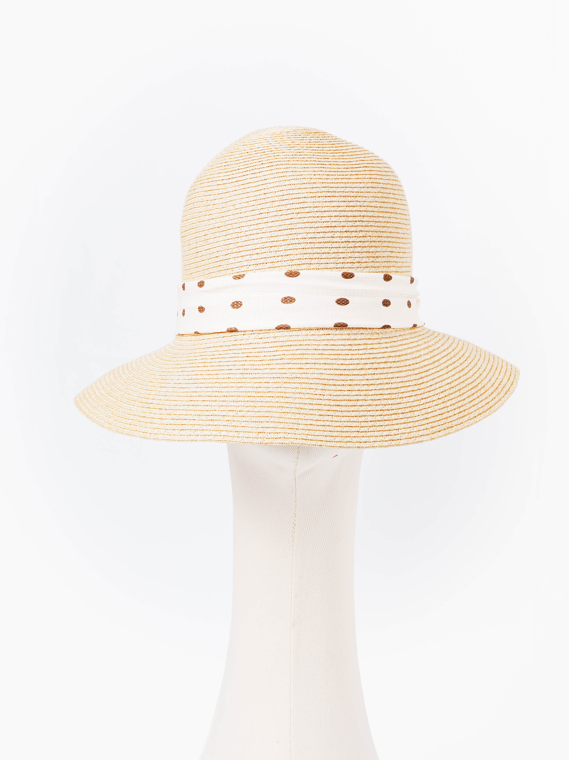 Polka Dot Bow Sun Hat