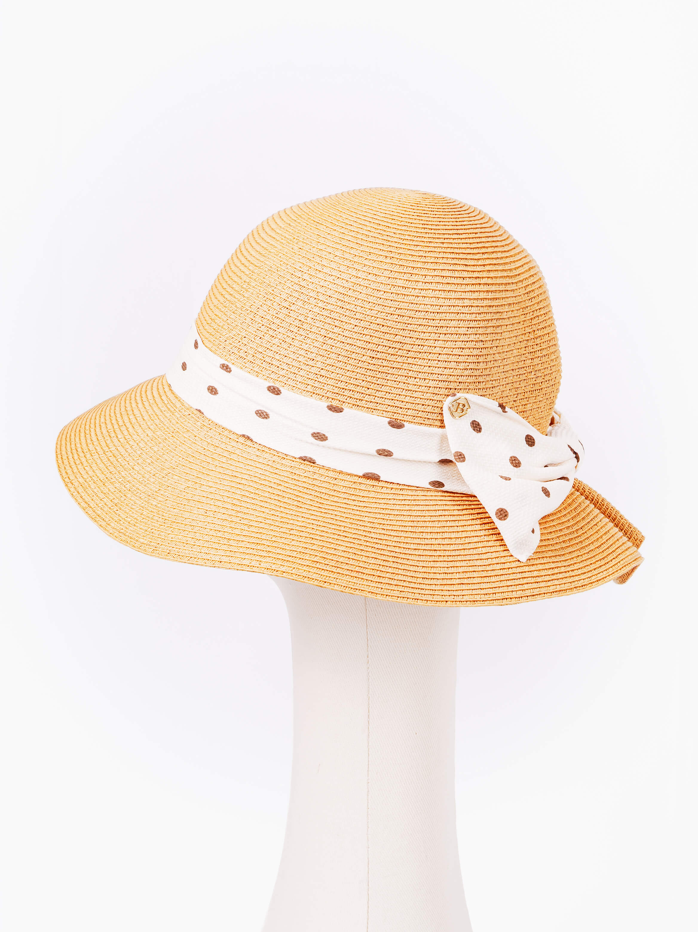 Polka Dot Bow Sun Hat