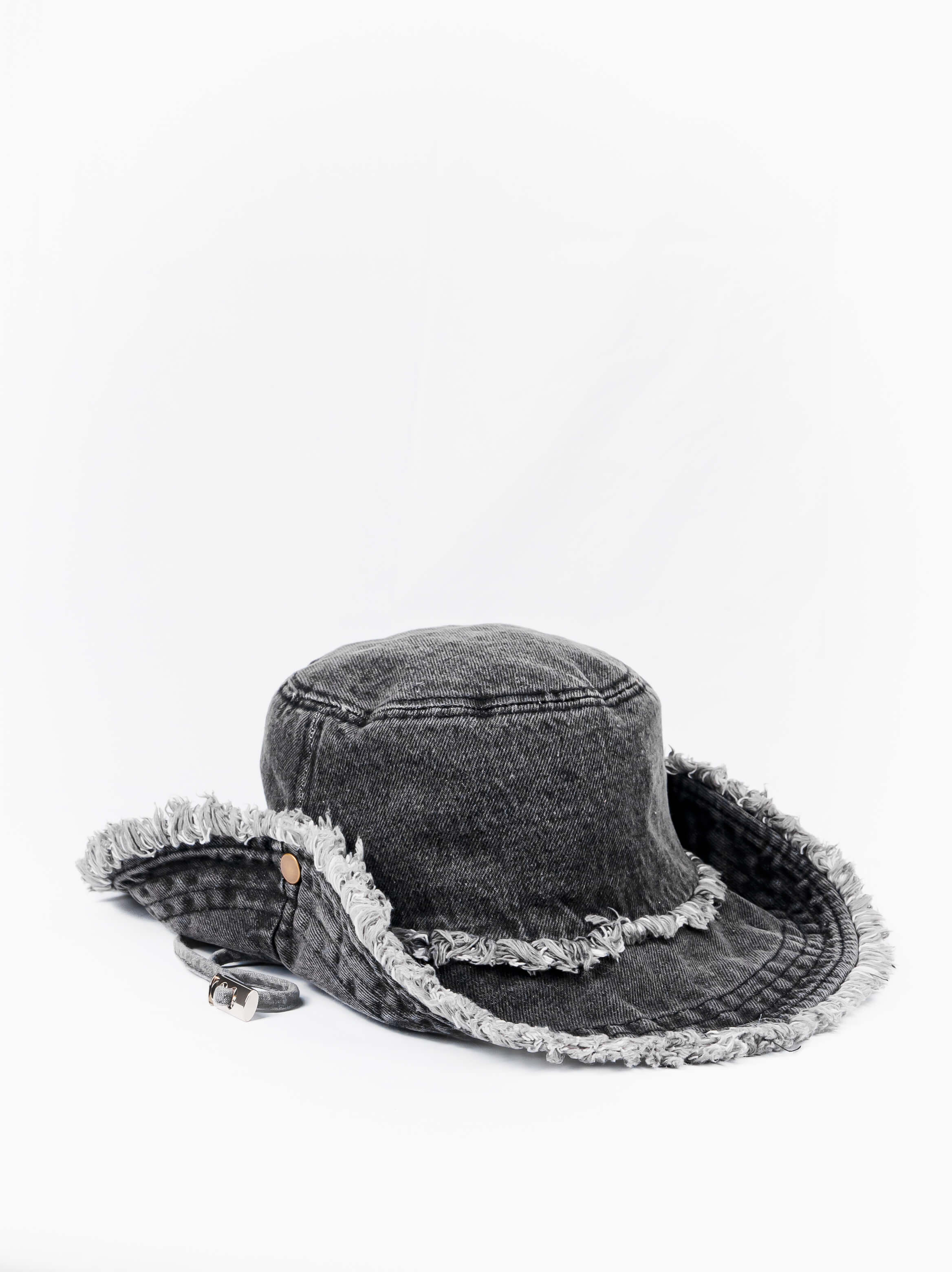 Frayed Edge Denim Sun Hat