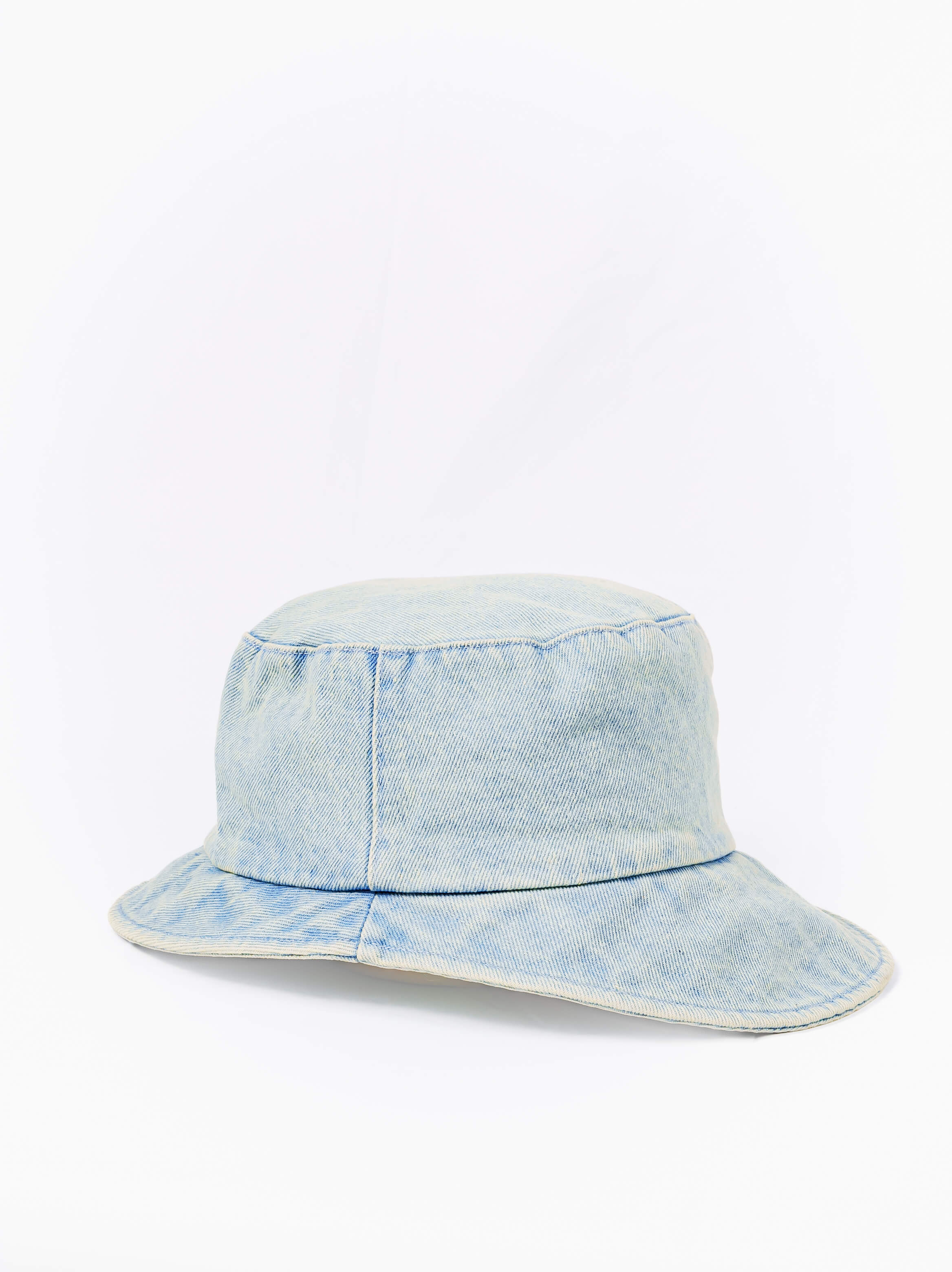 Denim Drawcord Bucket Hat