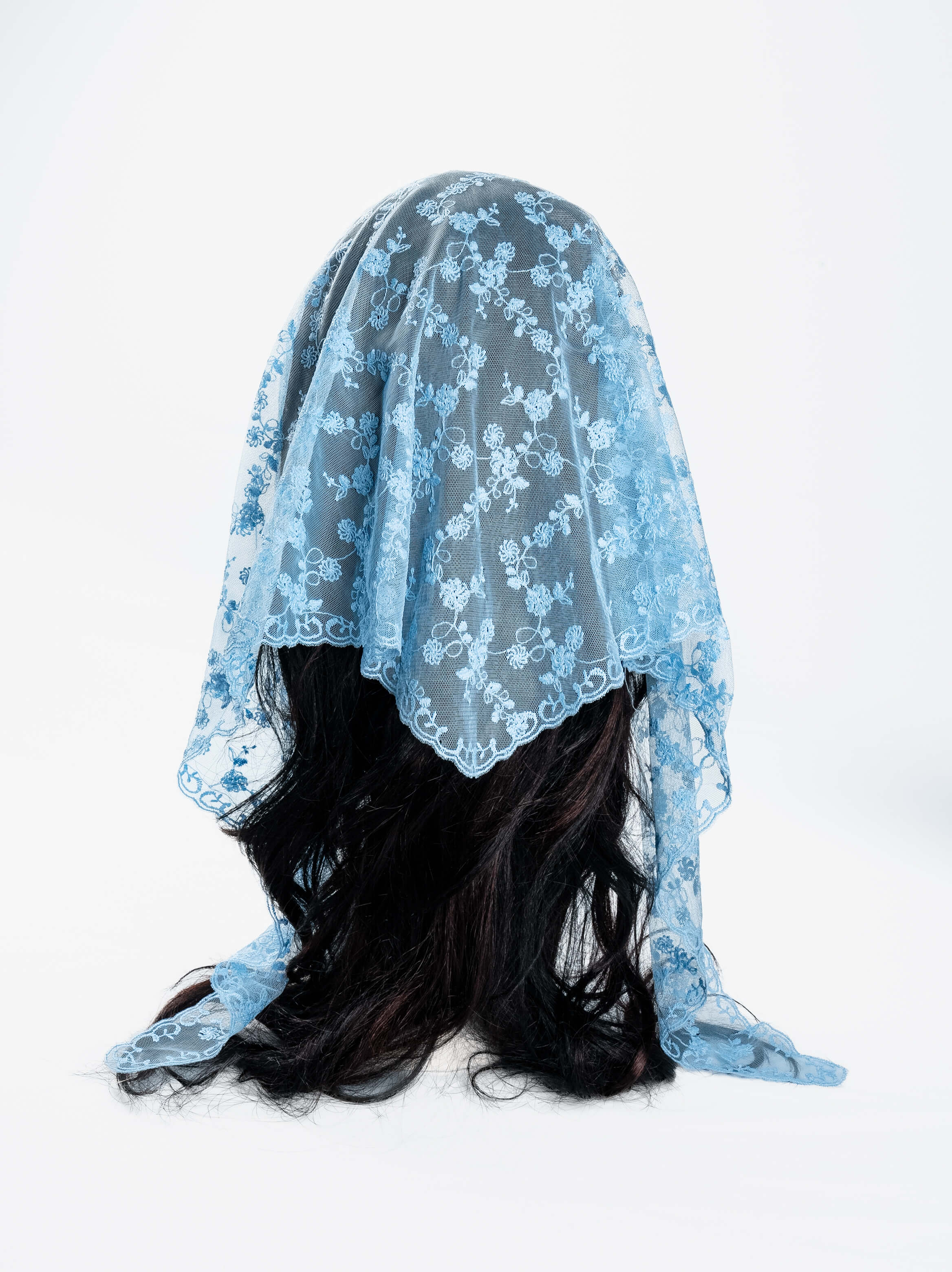 Daisy Whirl Lace Veil Scarf