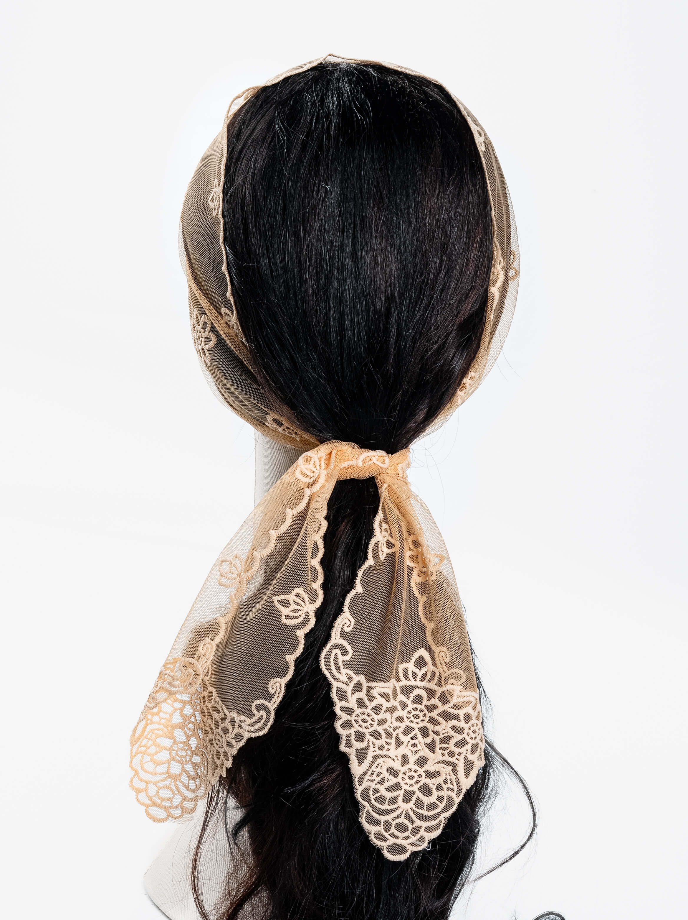 Daisy Loop Slim Veil Scarf