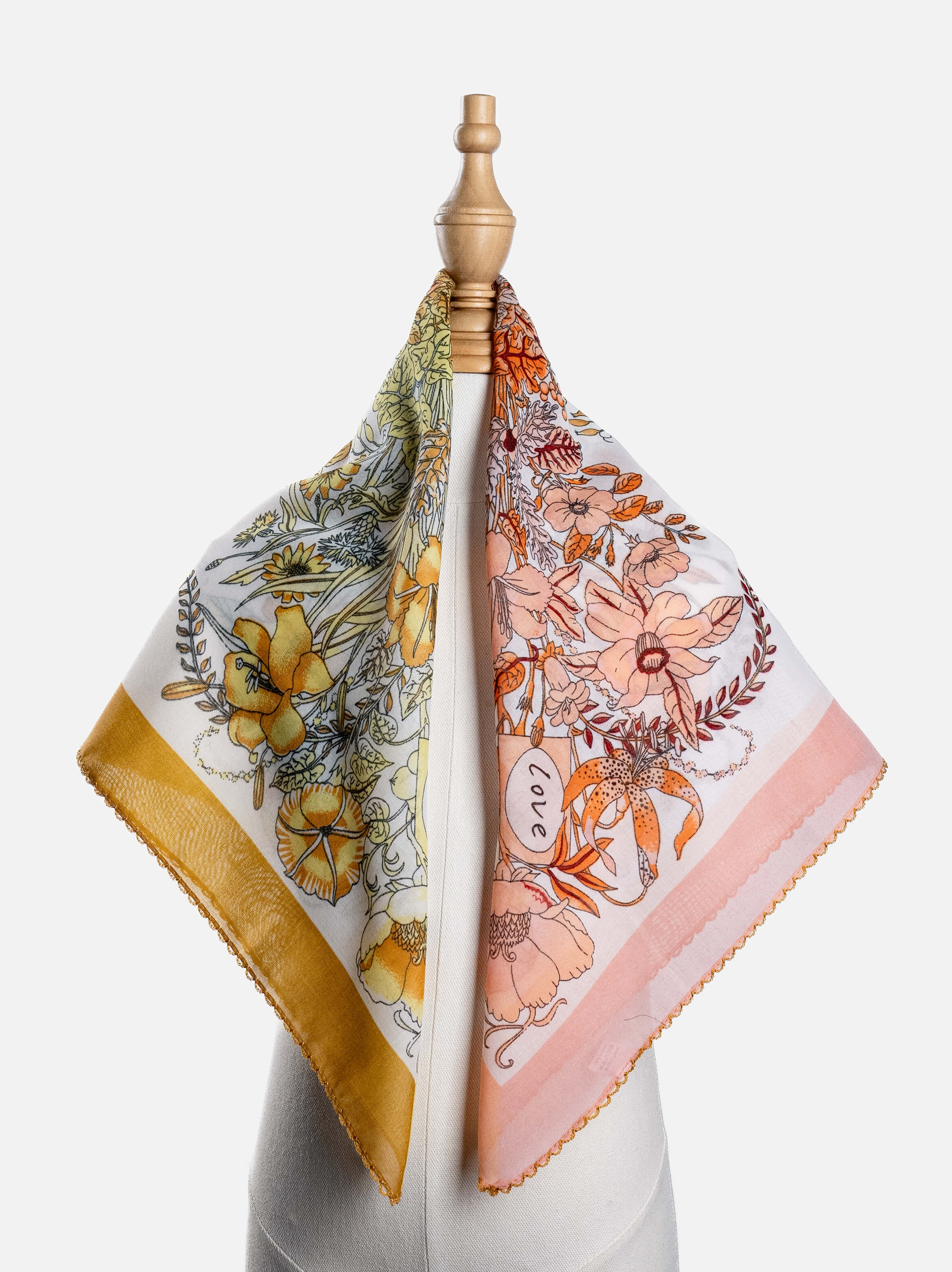 Botanical Love Square Scarf