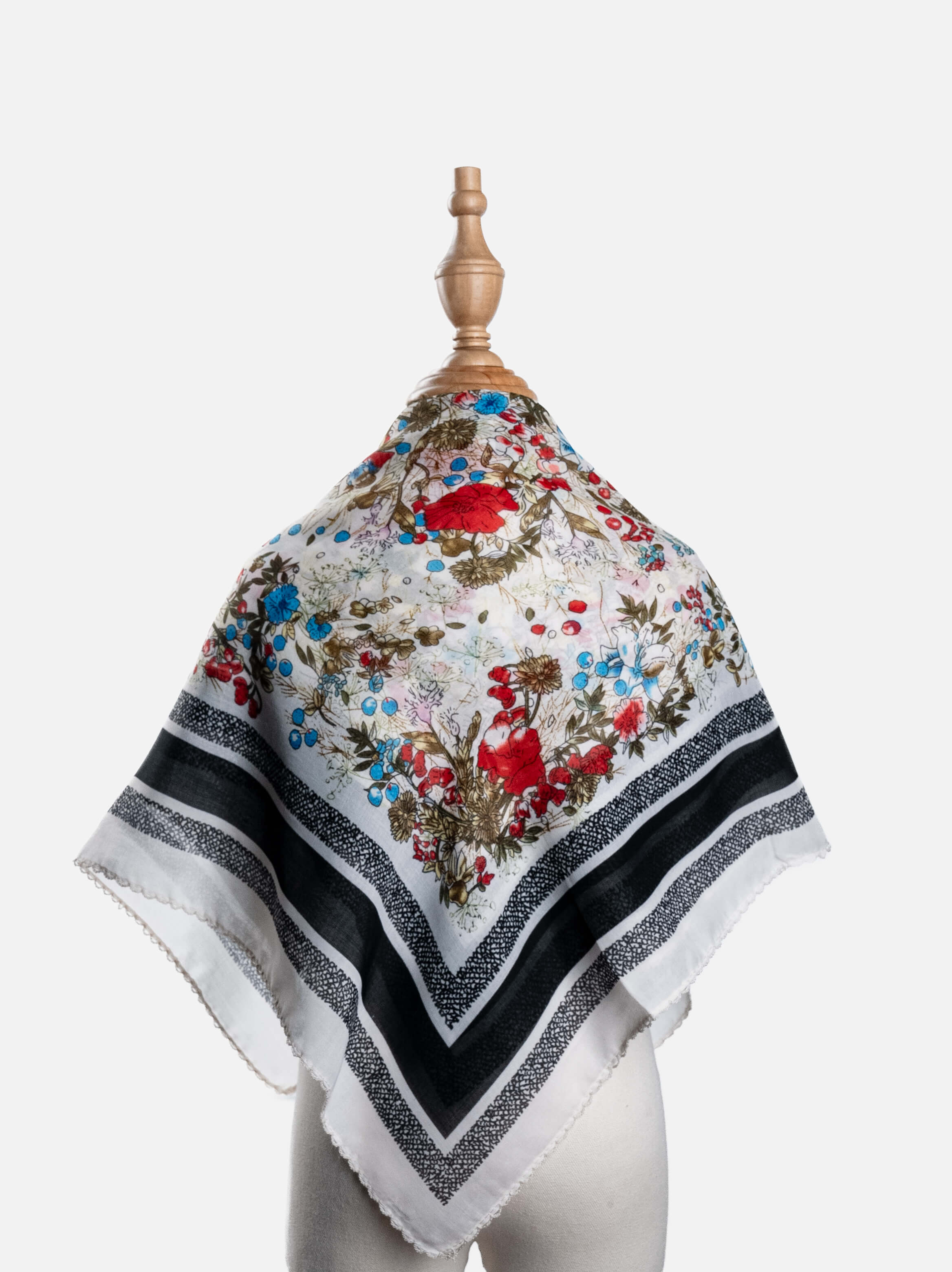 Wild Meadow Border Scarf