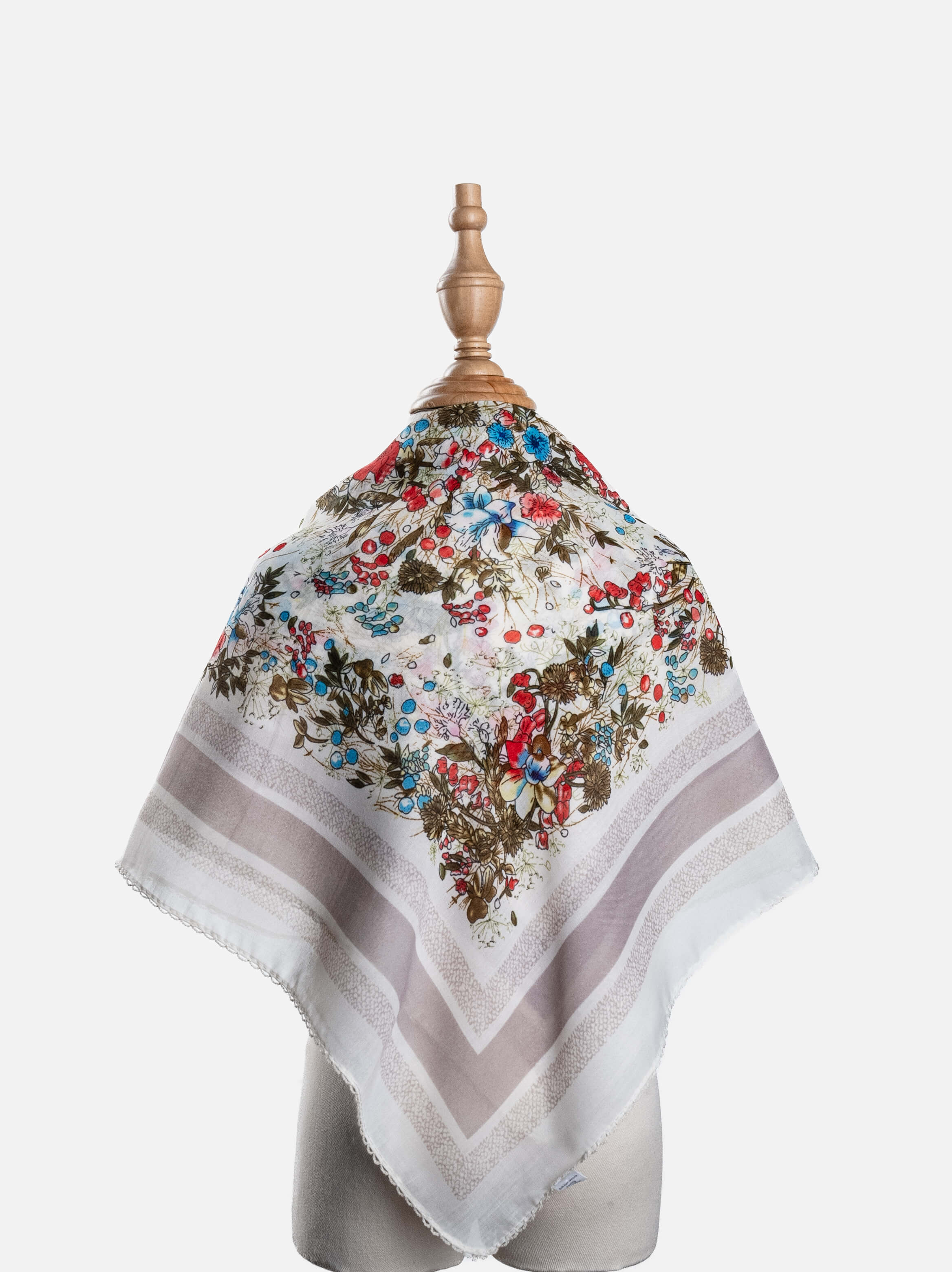 Wild Meadow Border Scarf