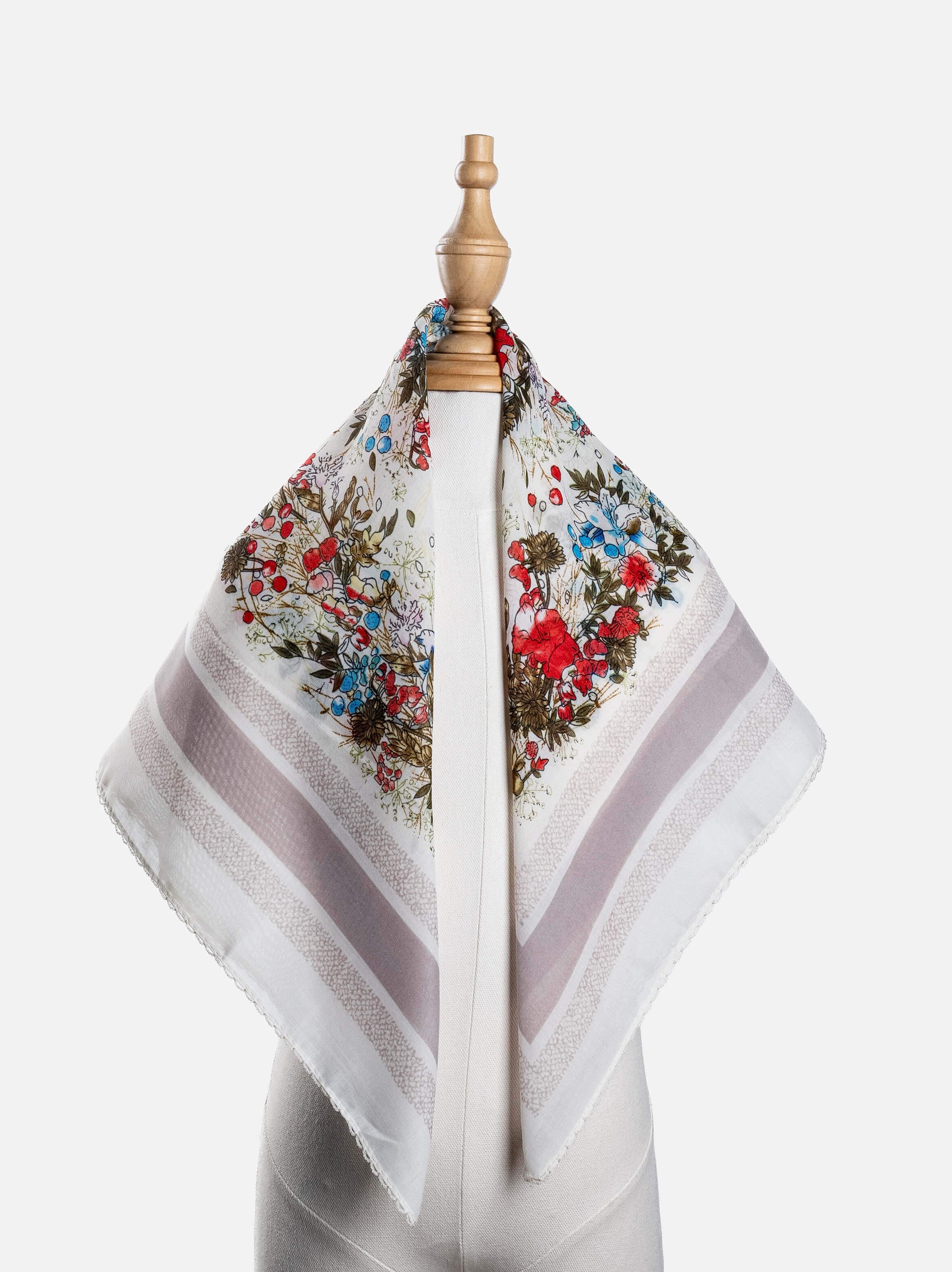 Wild Meadow Border Scarf