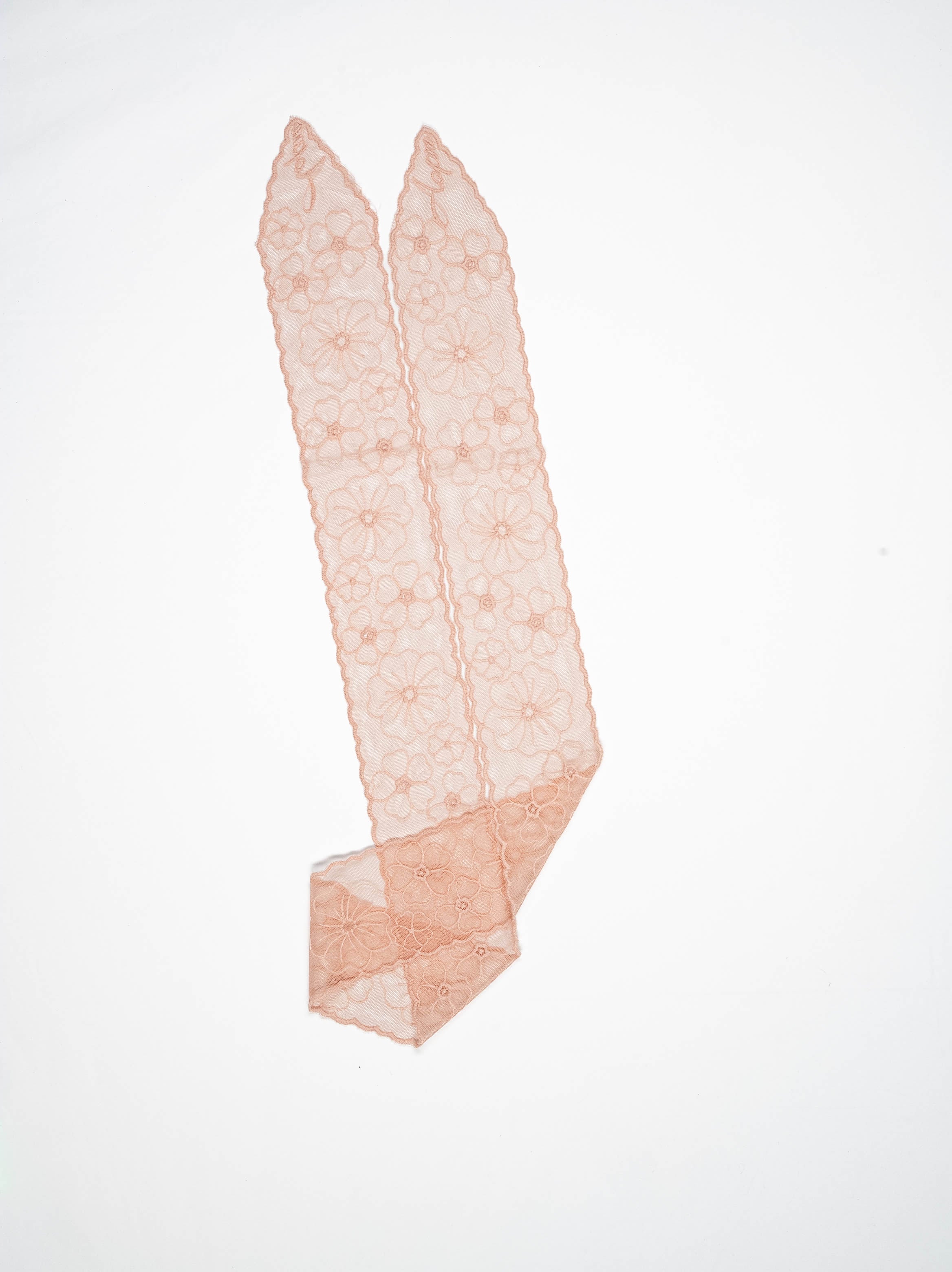 Scallop Petal Lace Veil Scarf