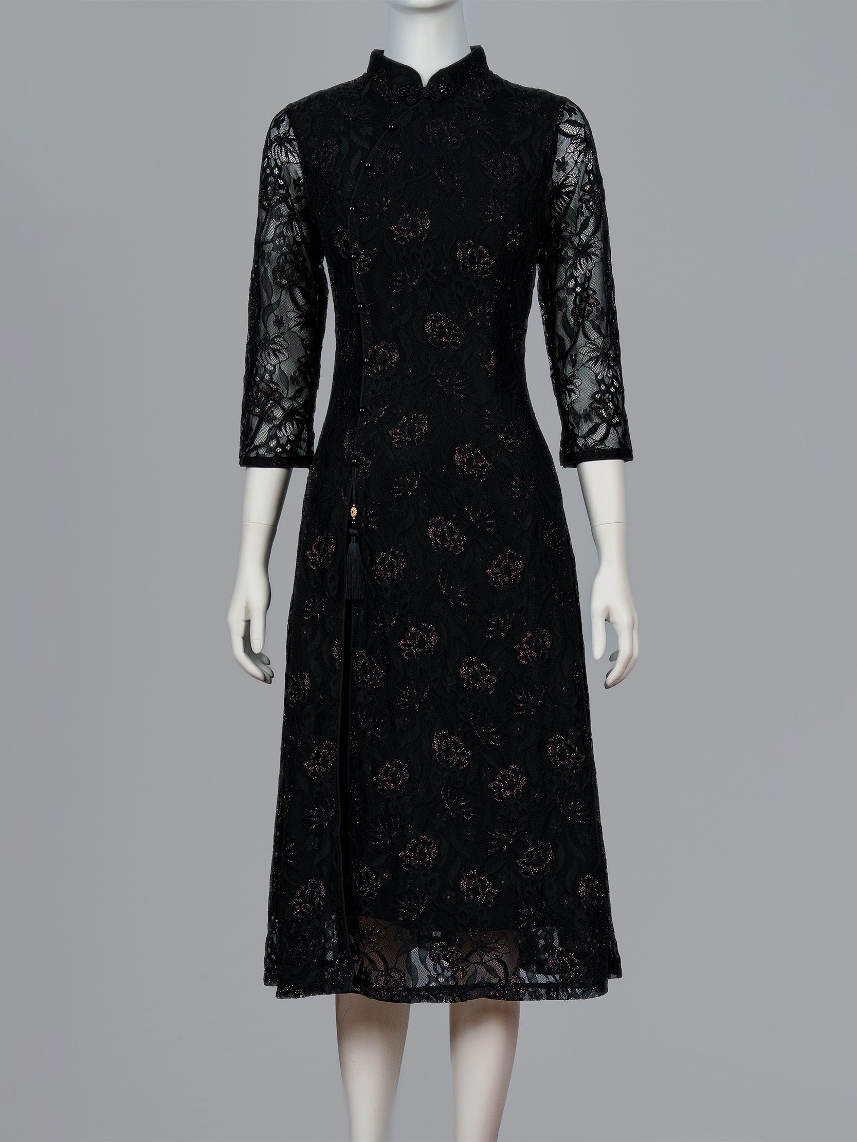 Women’s Black Lace Cheongsam