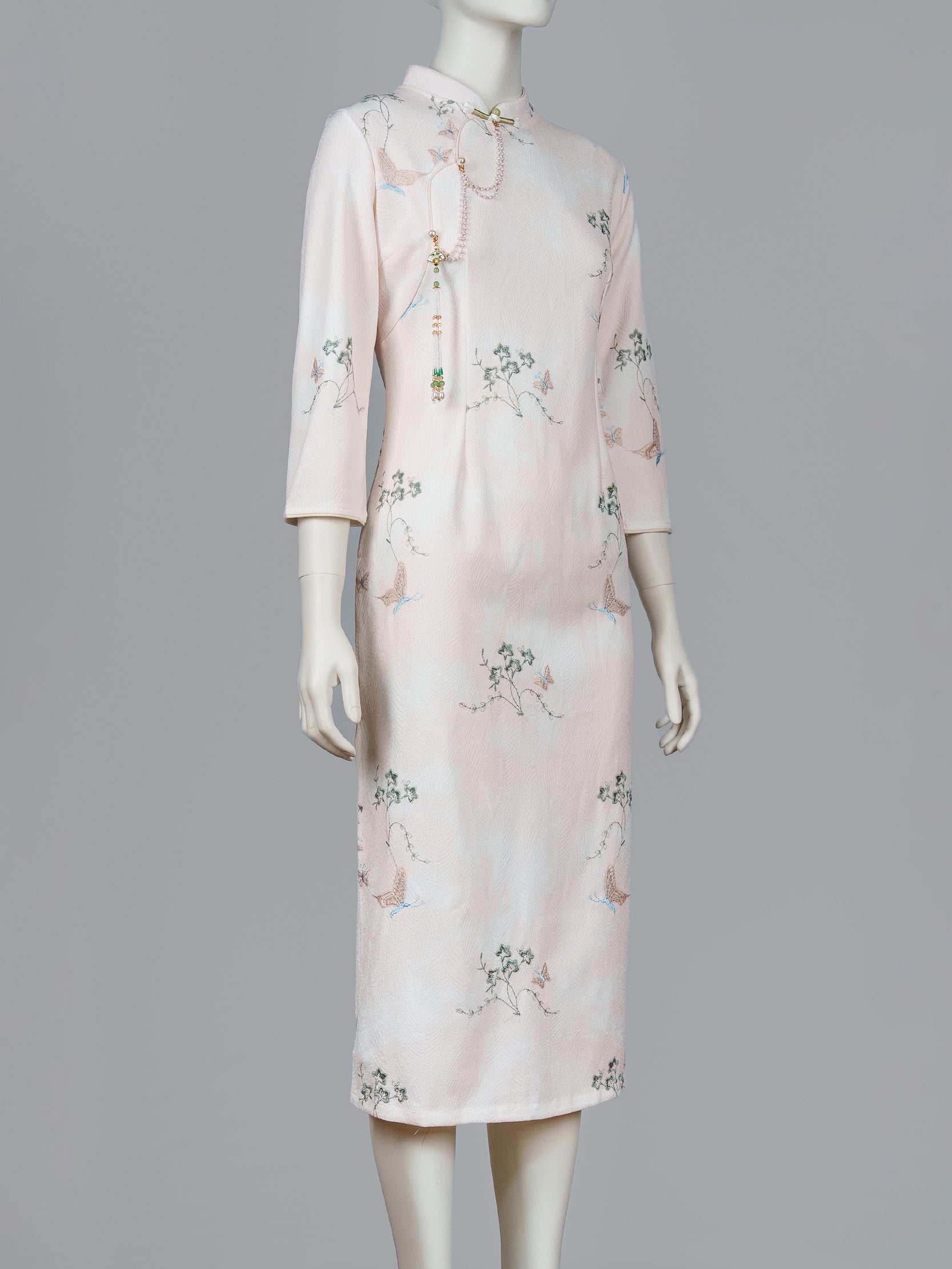 Women's Butterfly Embroidered Cheongsam
