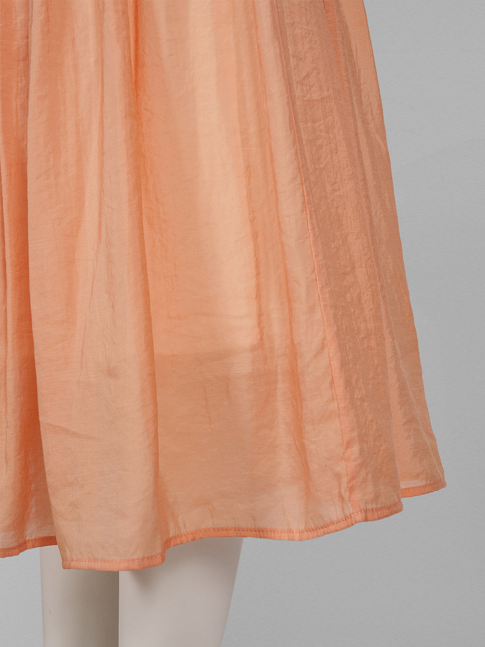 Lightweight Gathered Midi Skirt