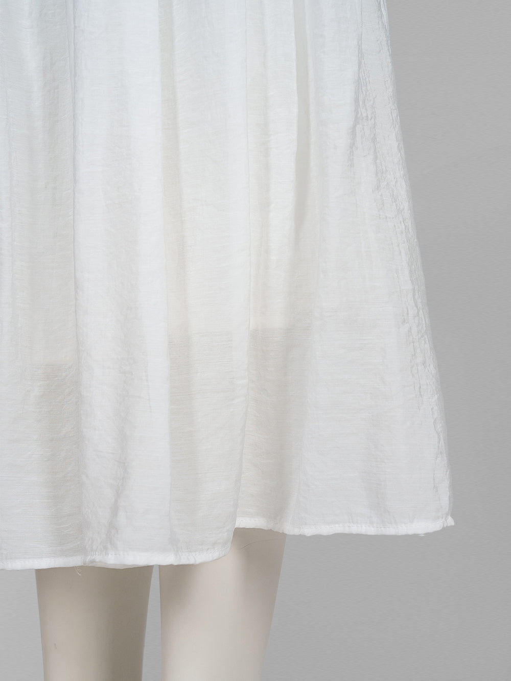 Lightweight Gathered Midi Skirt