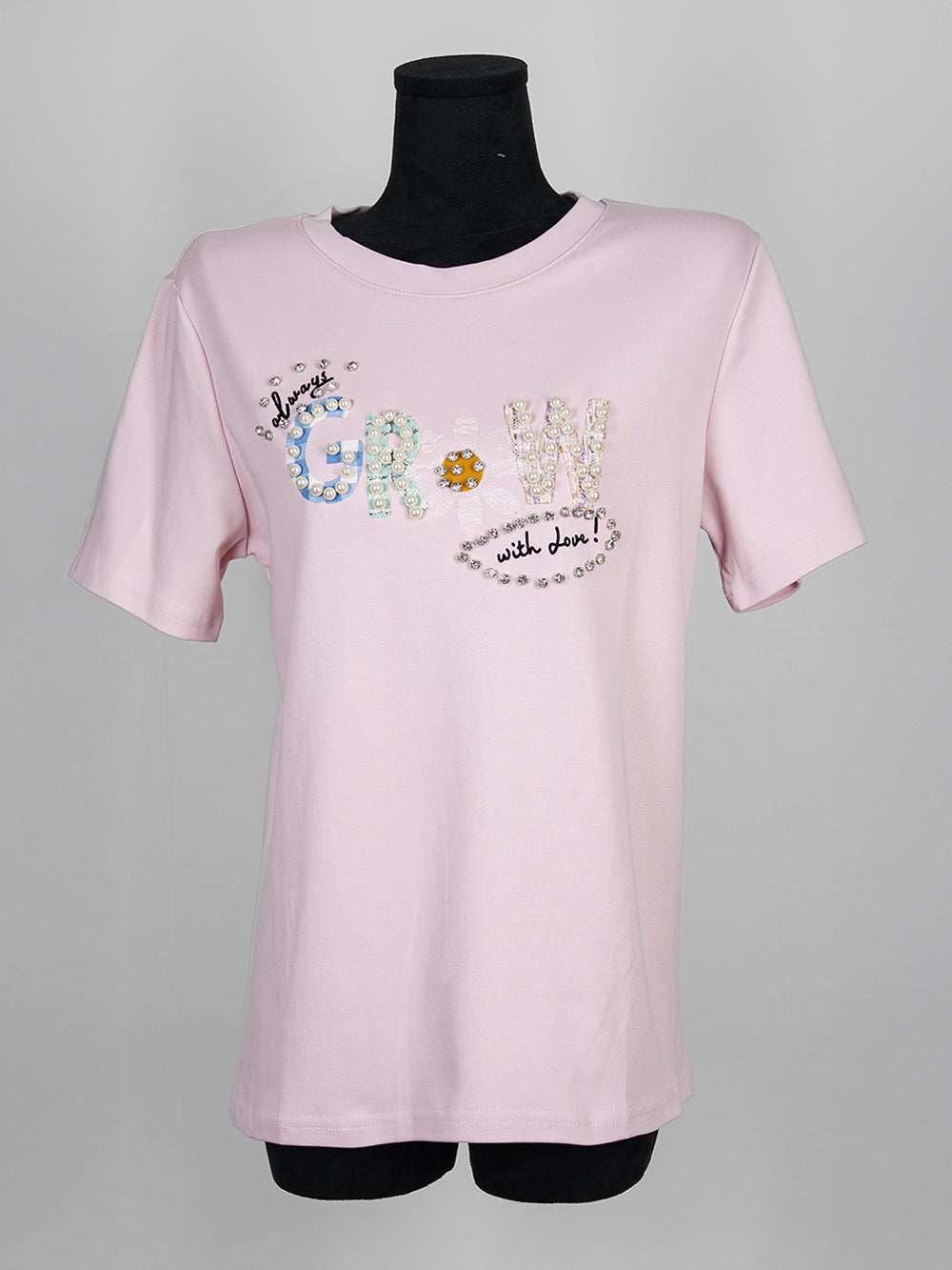 Grow With Love Pearl Embellished Tee