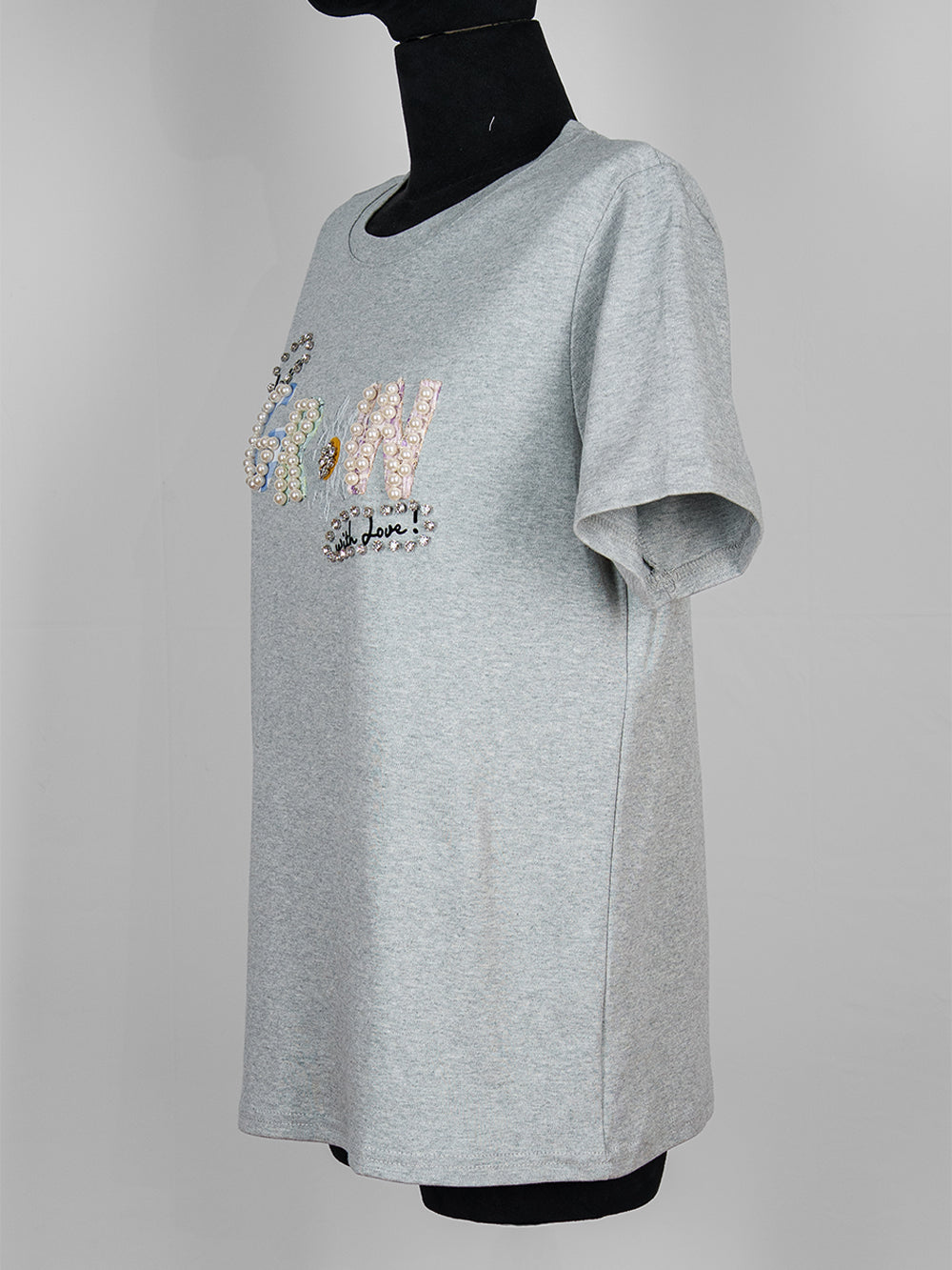 Grow With Love Pearl Embellished Tee