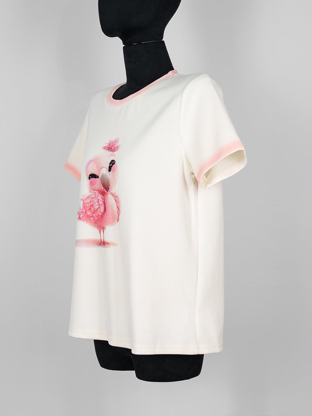 Flamingo Embellished Tee