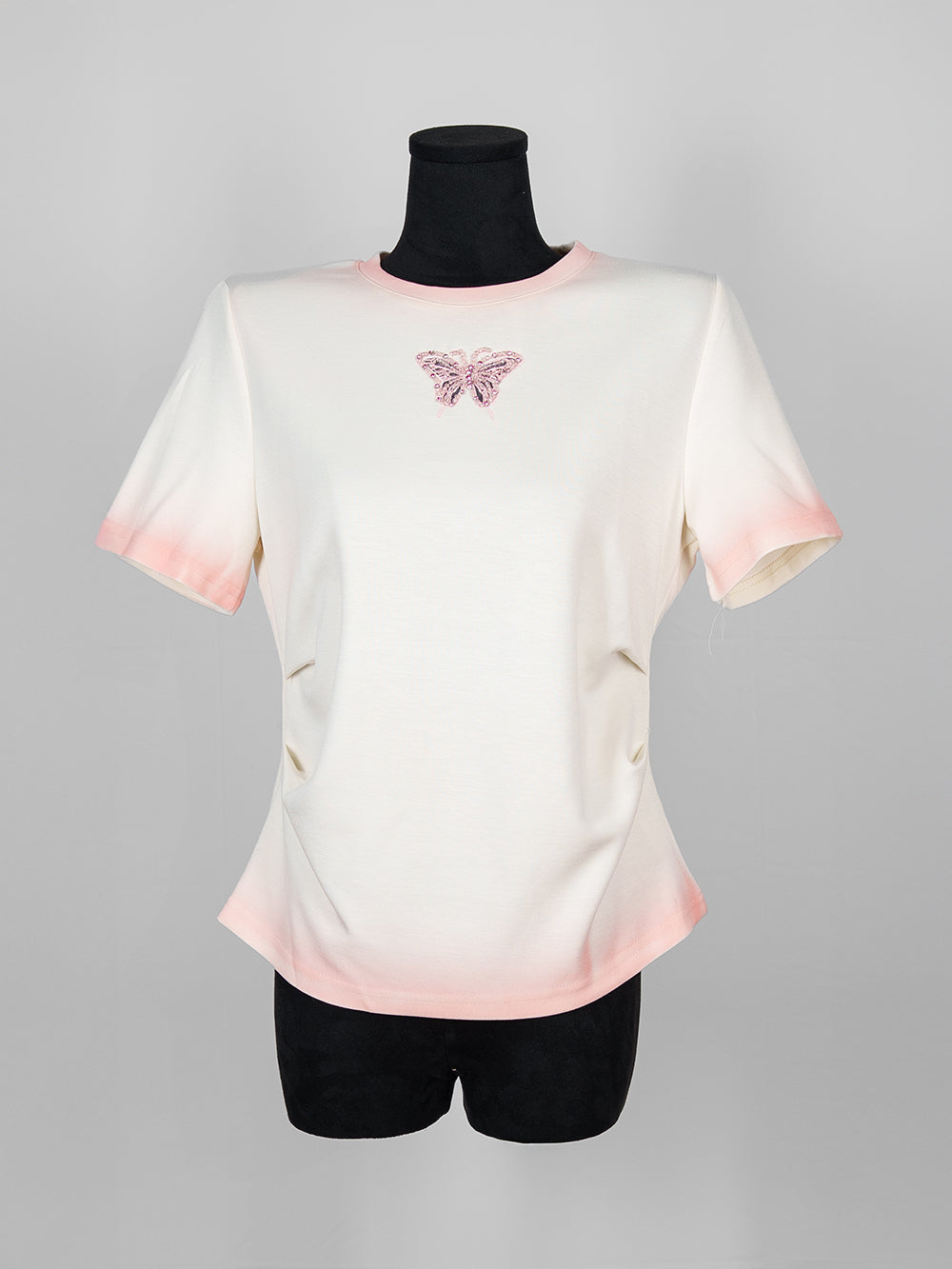 Butterfly Accent Gradient Tee