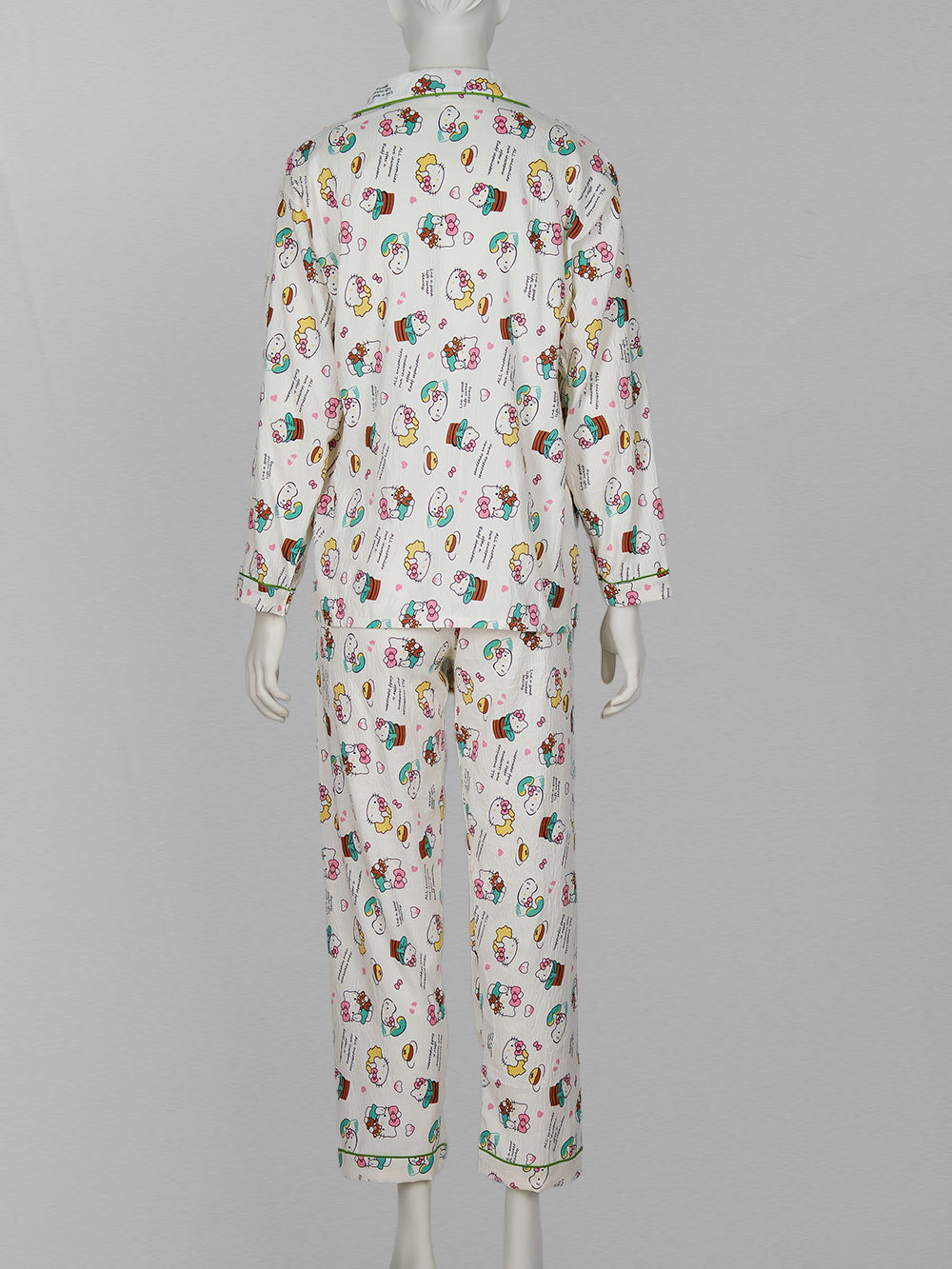 Cartoon Cat Pyjama Set