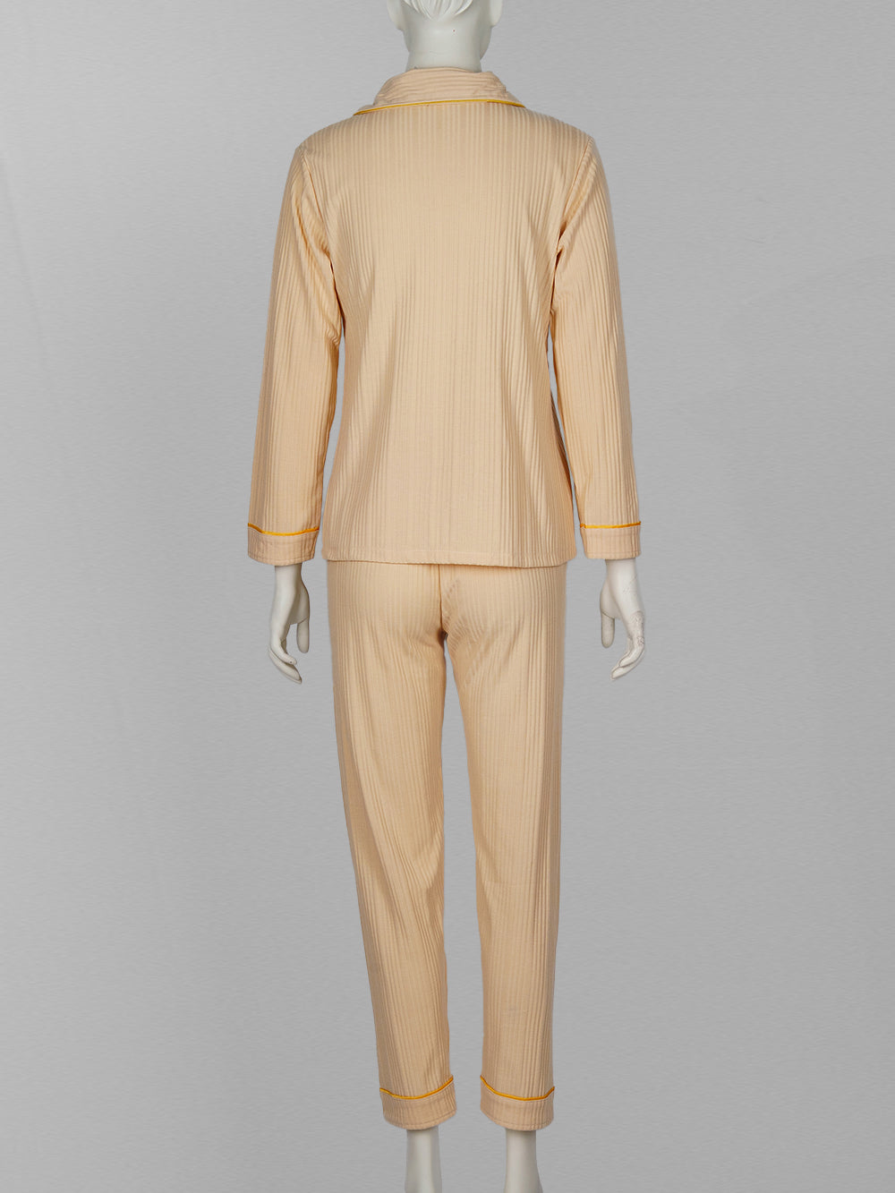 Unisex's Striped Piped Pyjama Set