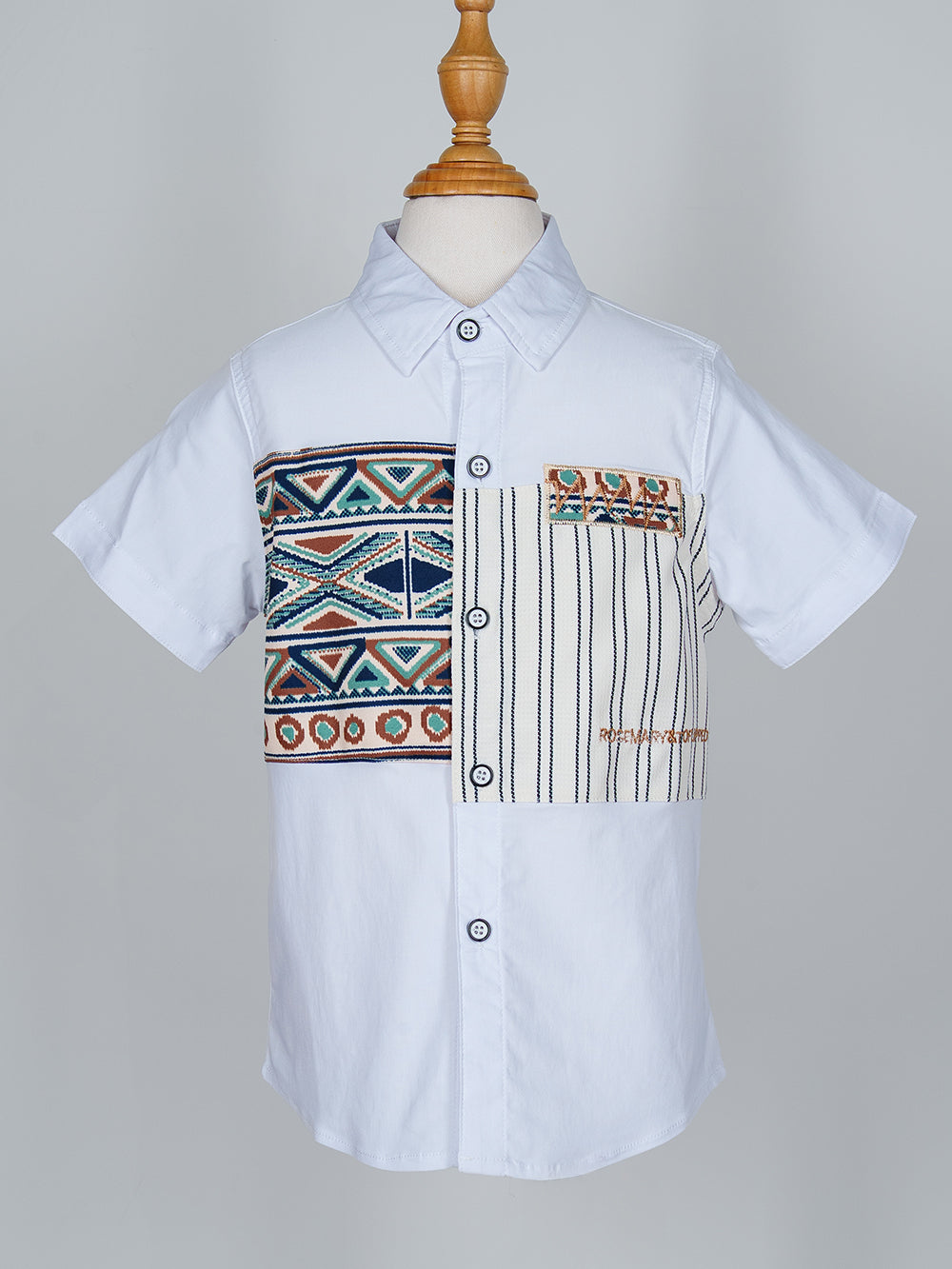 Patterned Short Sleeve Shirt