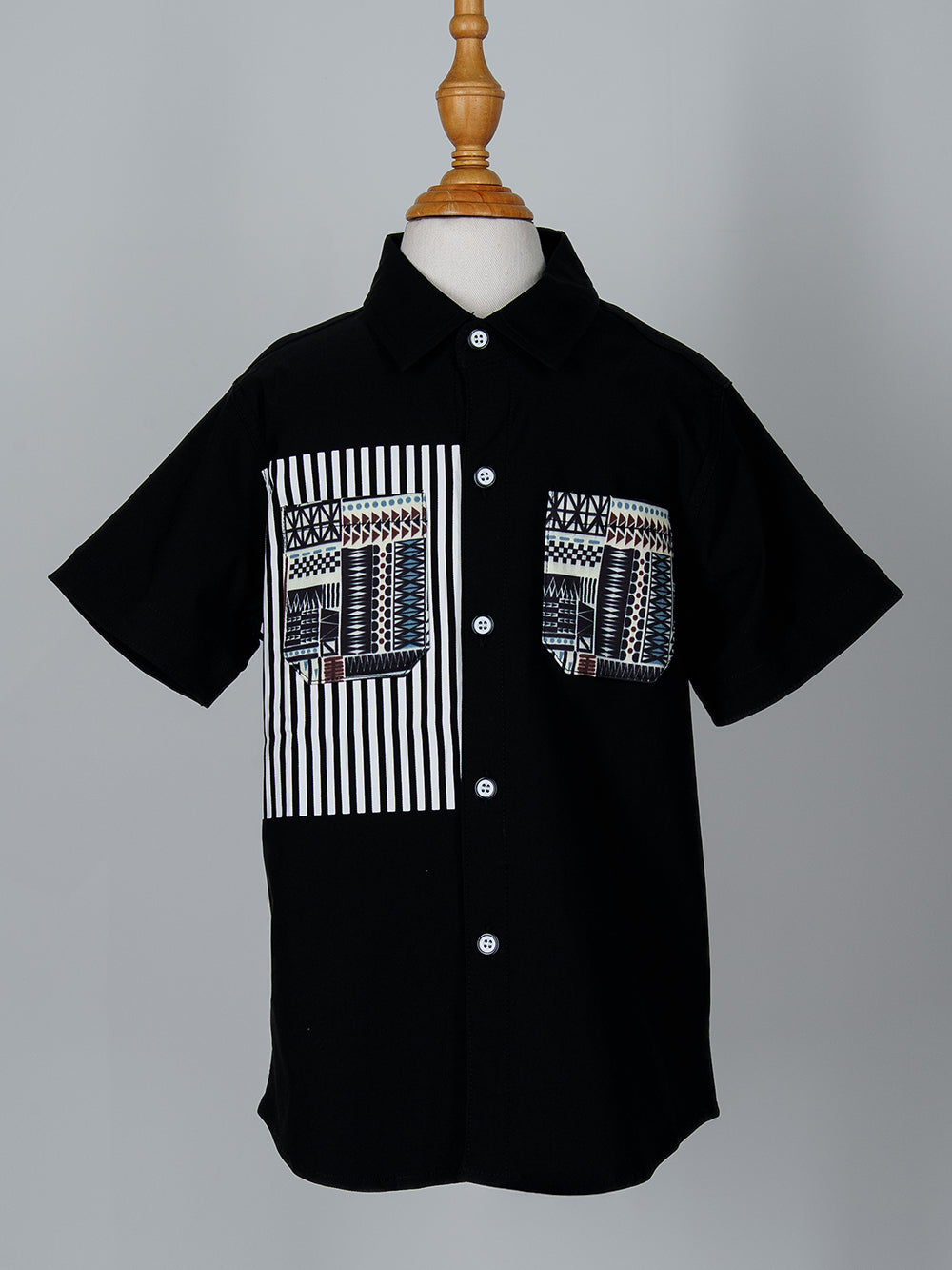 Patterned Short Sleeve Shirt