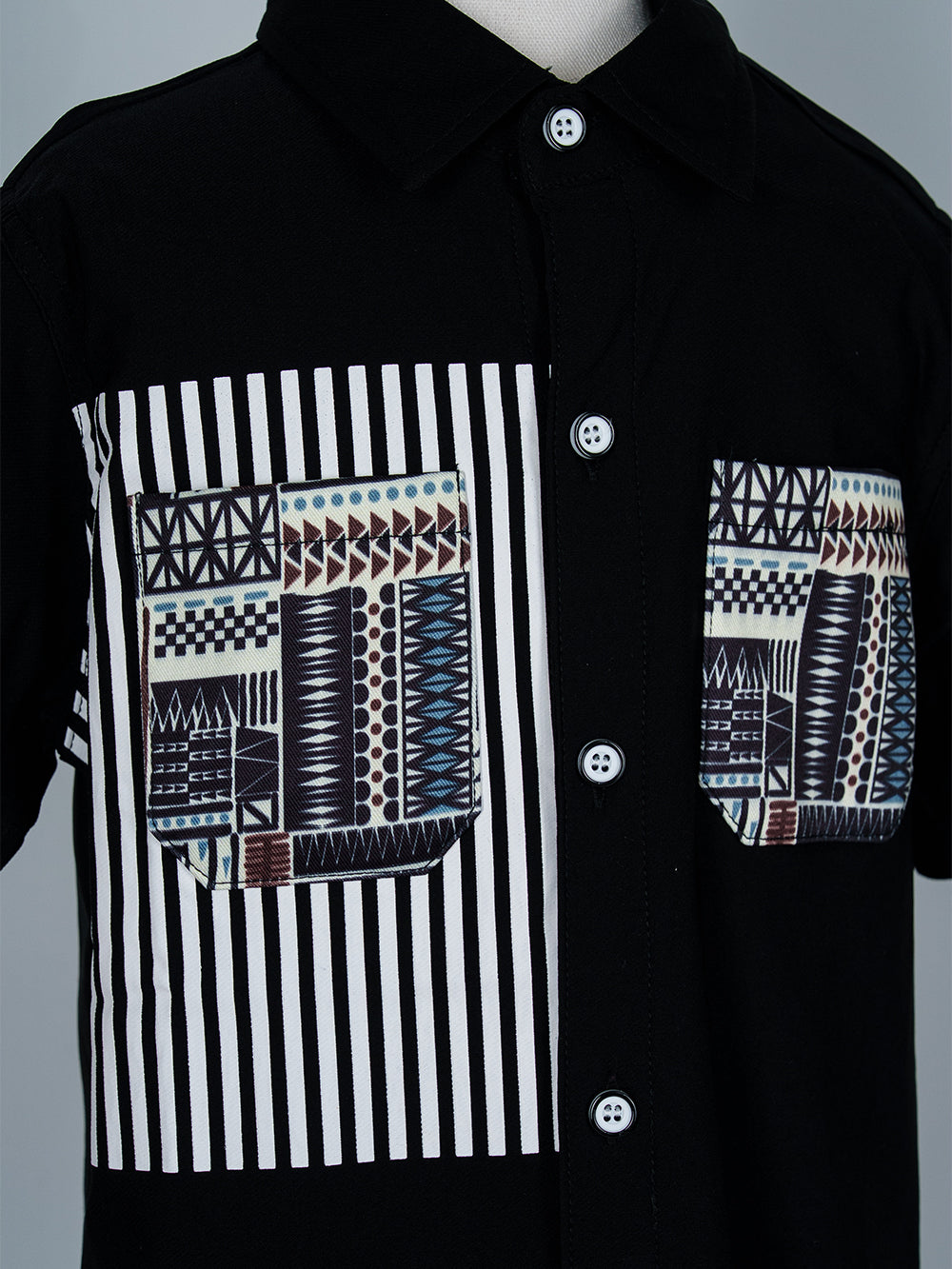 Patterned Short Sleeve Shirt