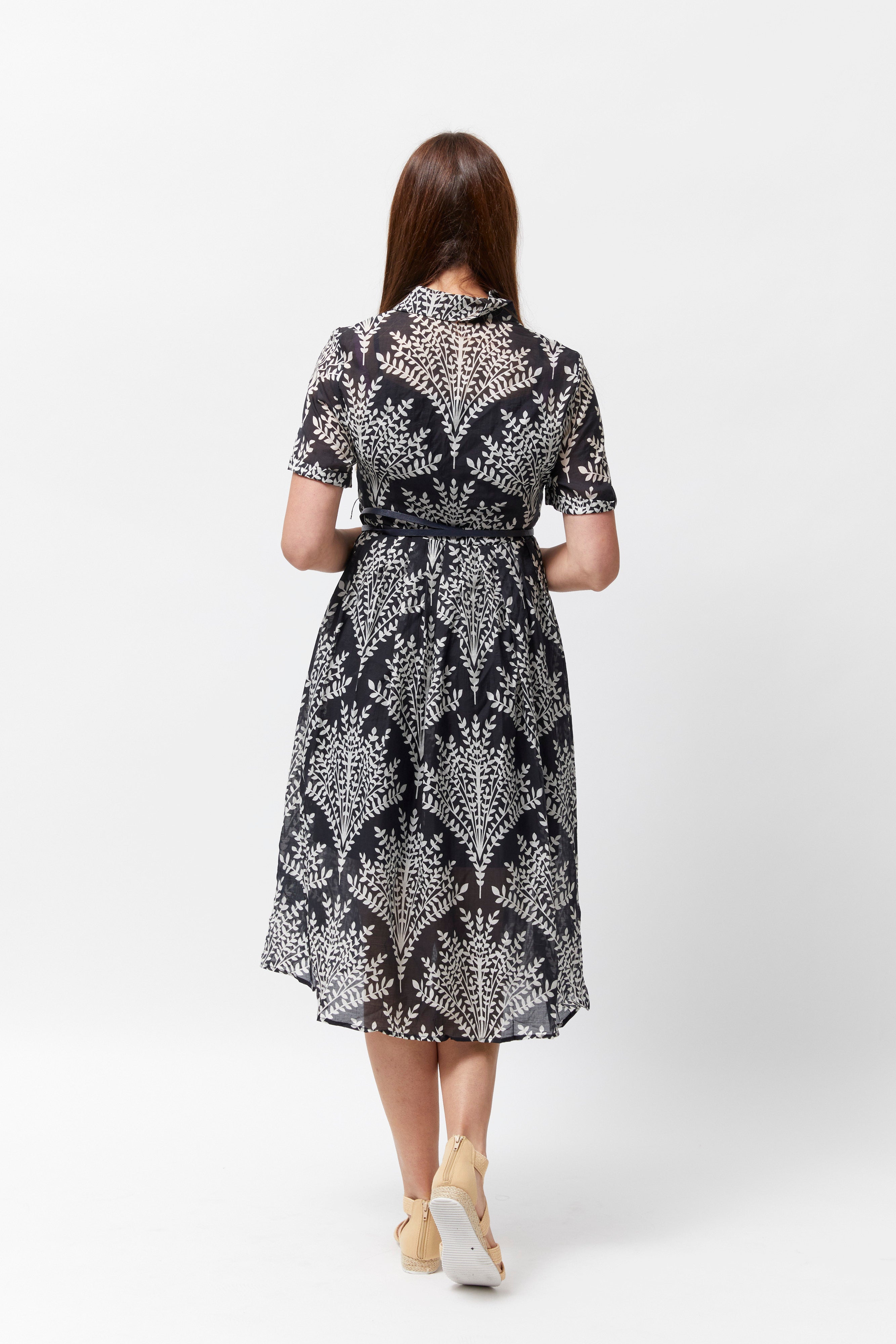 Women's Leaflet Dress (Black)