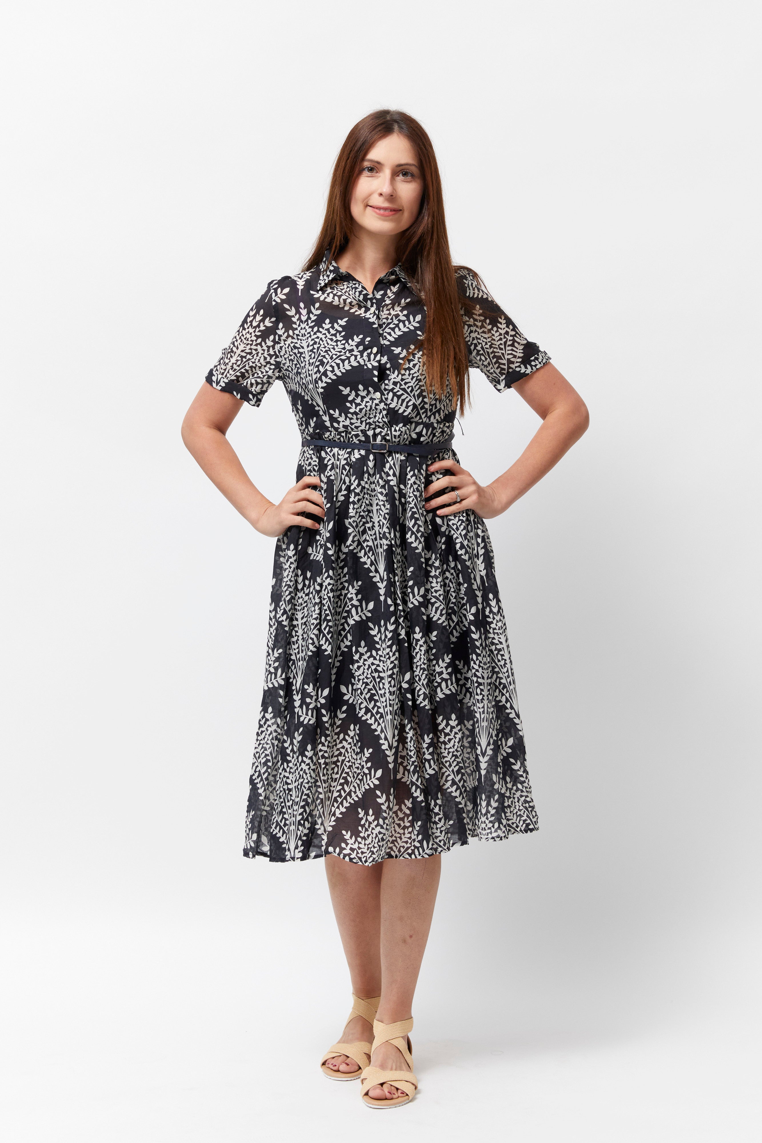 Women's Leaflet Dress (Black)