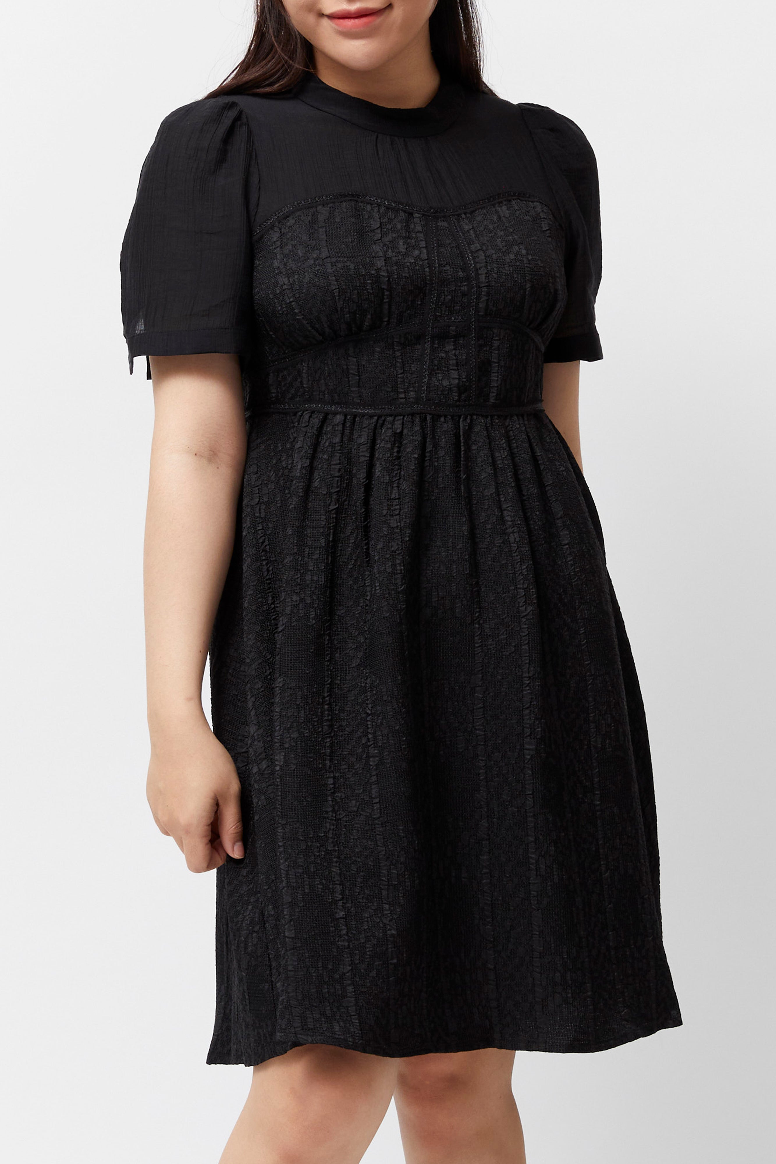 Women's Illusion Dress (Black)